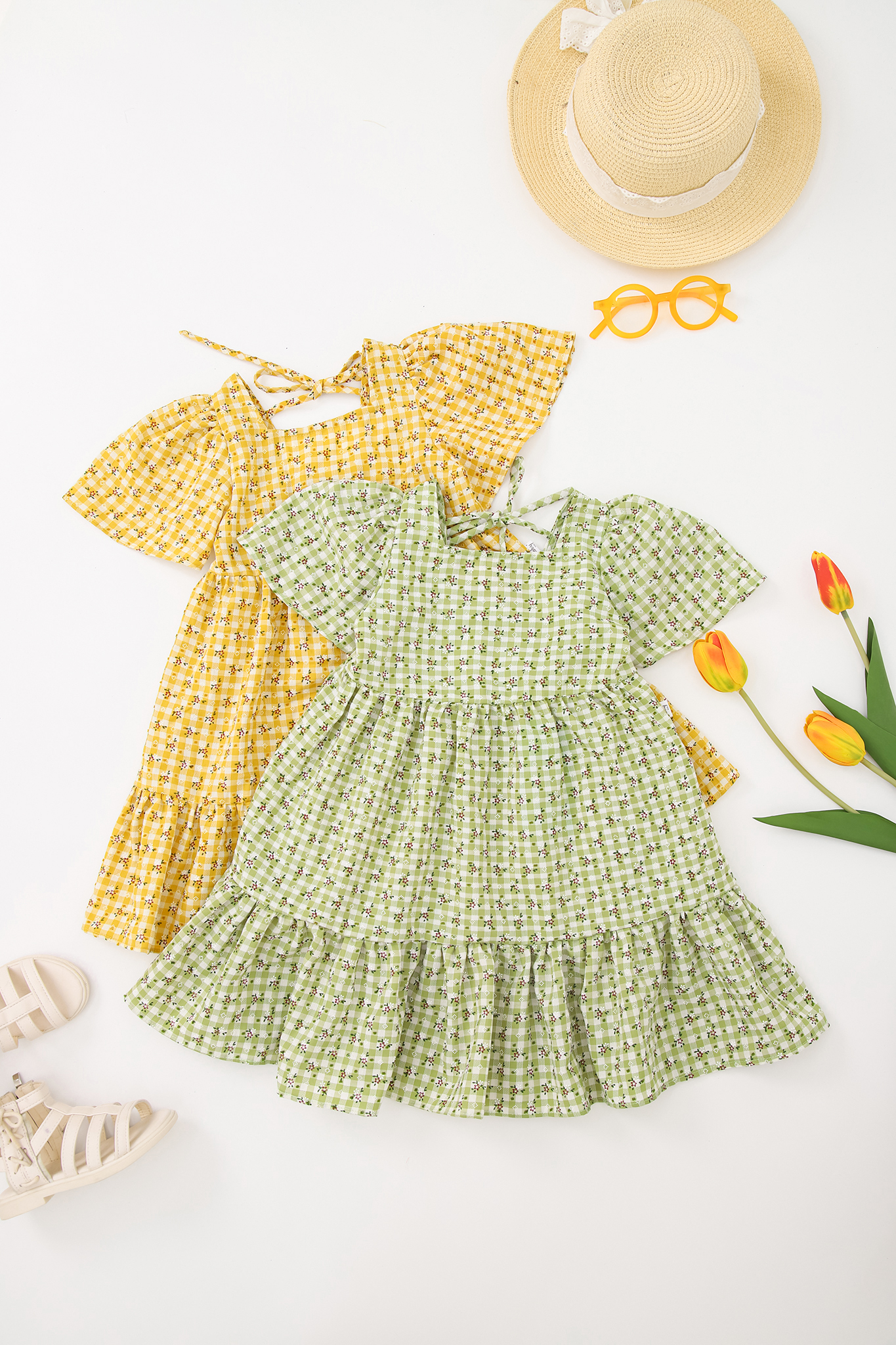 Váy cổ vuông chun sau lưng_thumbnail_1