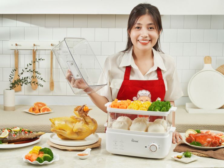 NỒI ĐIỆN HẤP CÁCH THỦY YOSHI VIFIBA - XU HƯỚNG LÀNH MẠNH MỚI