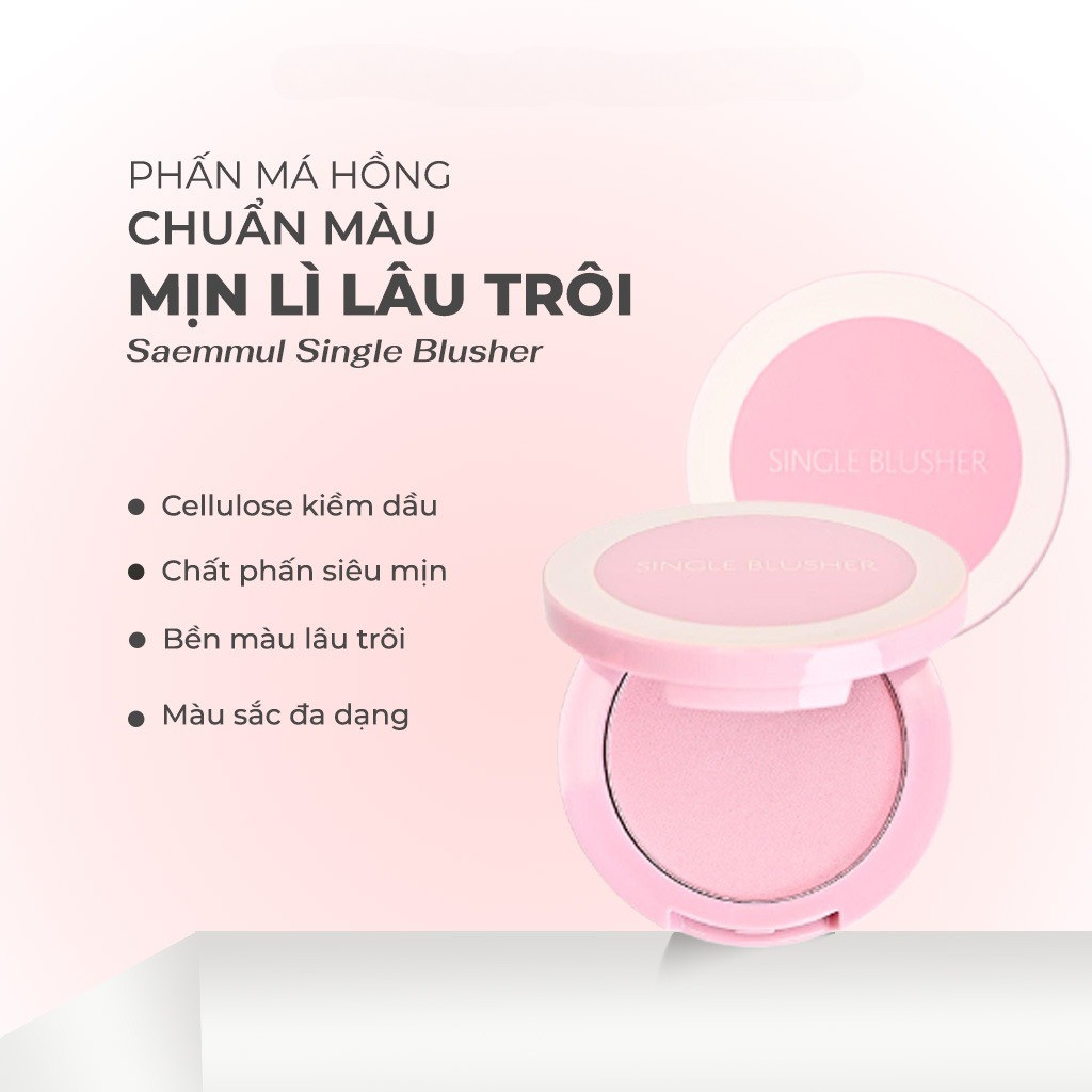 [THE SAEM] Phấn má hồng The Saem Saemmul Single Blusher 5g