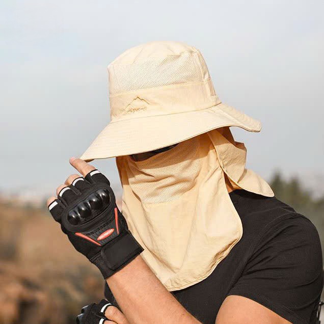 Mũ bucket GOLF Hàn Quốc có che gáy & che mặt dành cho nam & nữ HZ2511_thumbnail_3