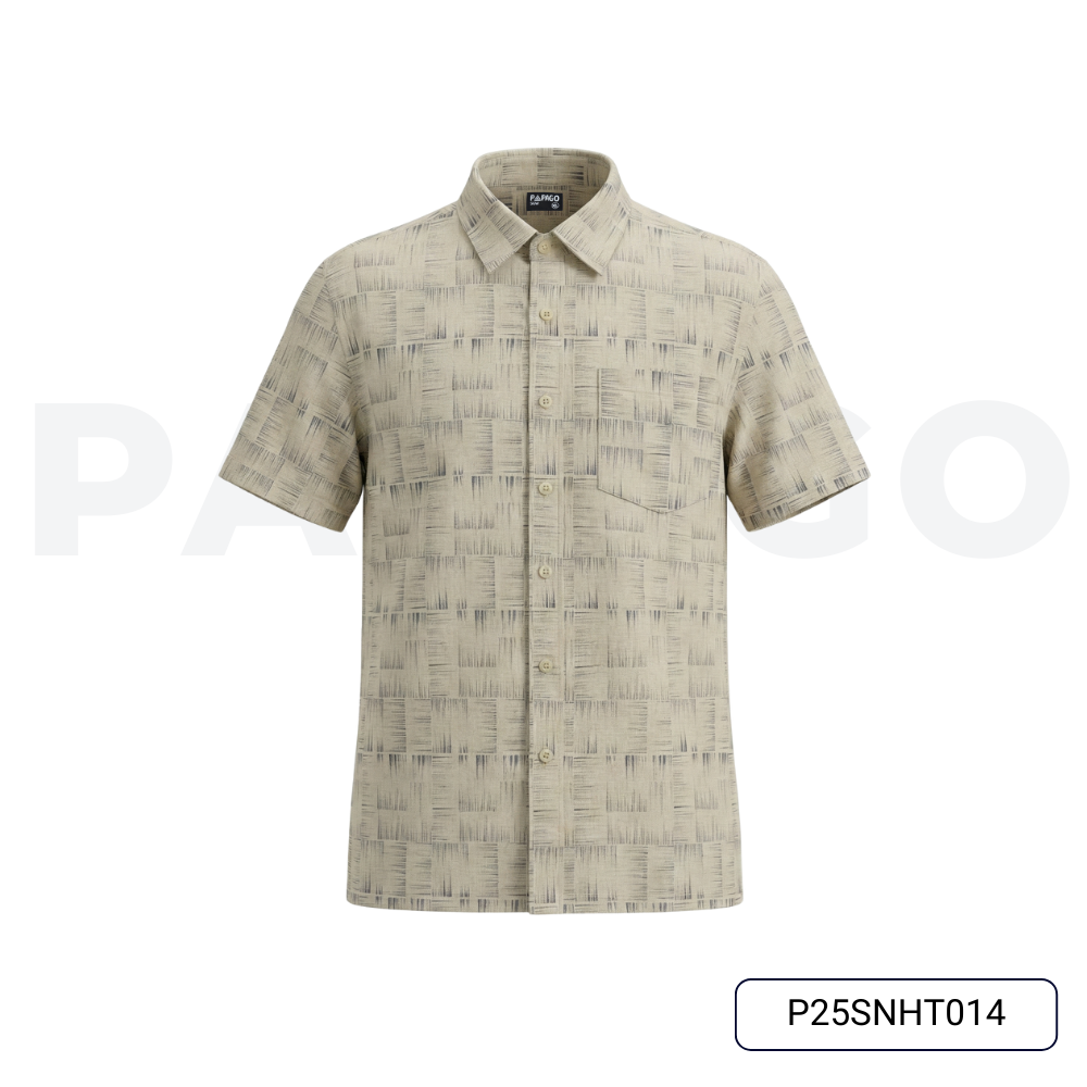 [MỚI] Áo sơ mi nam trung niên PAPAGO vải xô đũi in họa tiết tay ngắn lai ngang - P25SNHT014_thumbnail_10