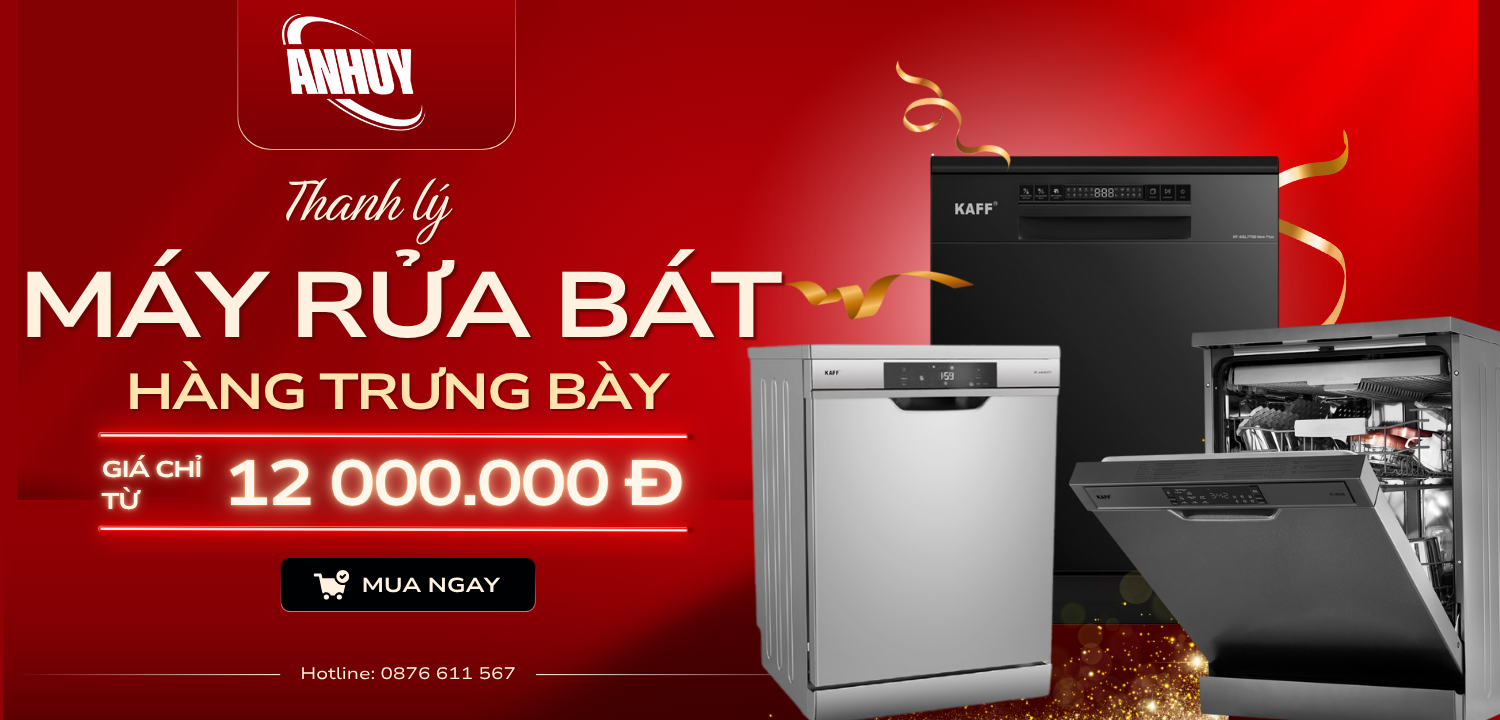 Máy rửa bát trưng bày