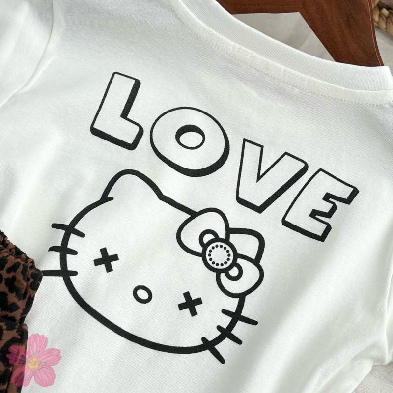 (S13) Set Thun Kèm Chân Váy Chữ da beo siêu Đáng Yêu Mẫu Mới QCCC Hè 2025 Dành Cho Bé Gái Nhí sét  váy  cho  bé  gái_thumbnail_2