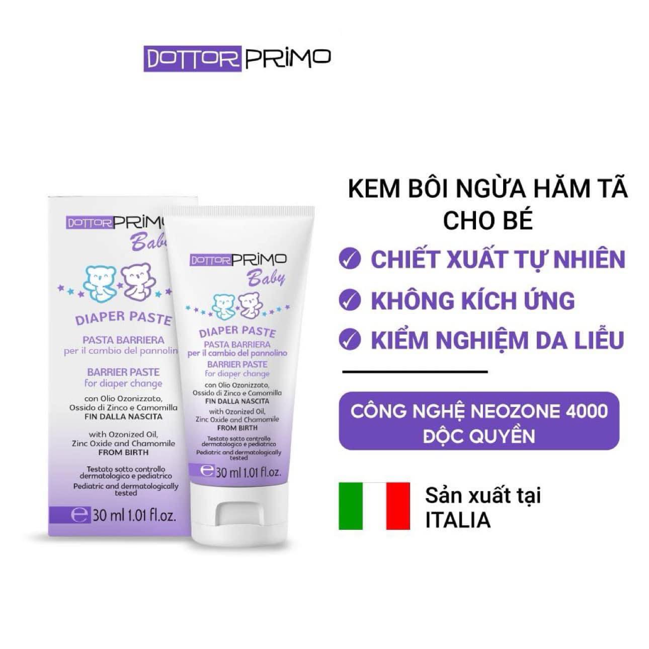 KEM BÔI HĂM DOTTOR PRIMO Baby 30ml