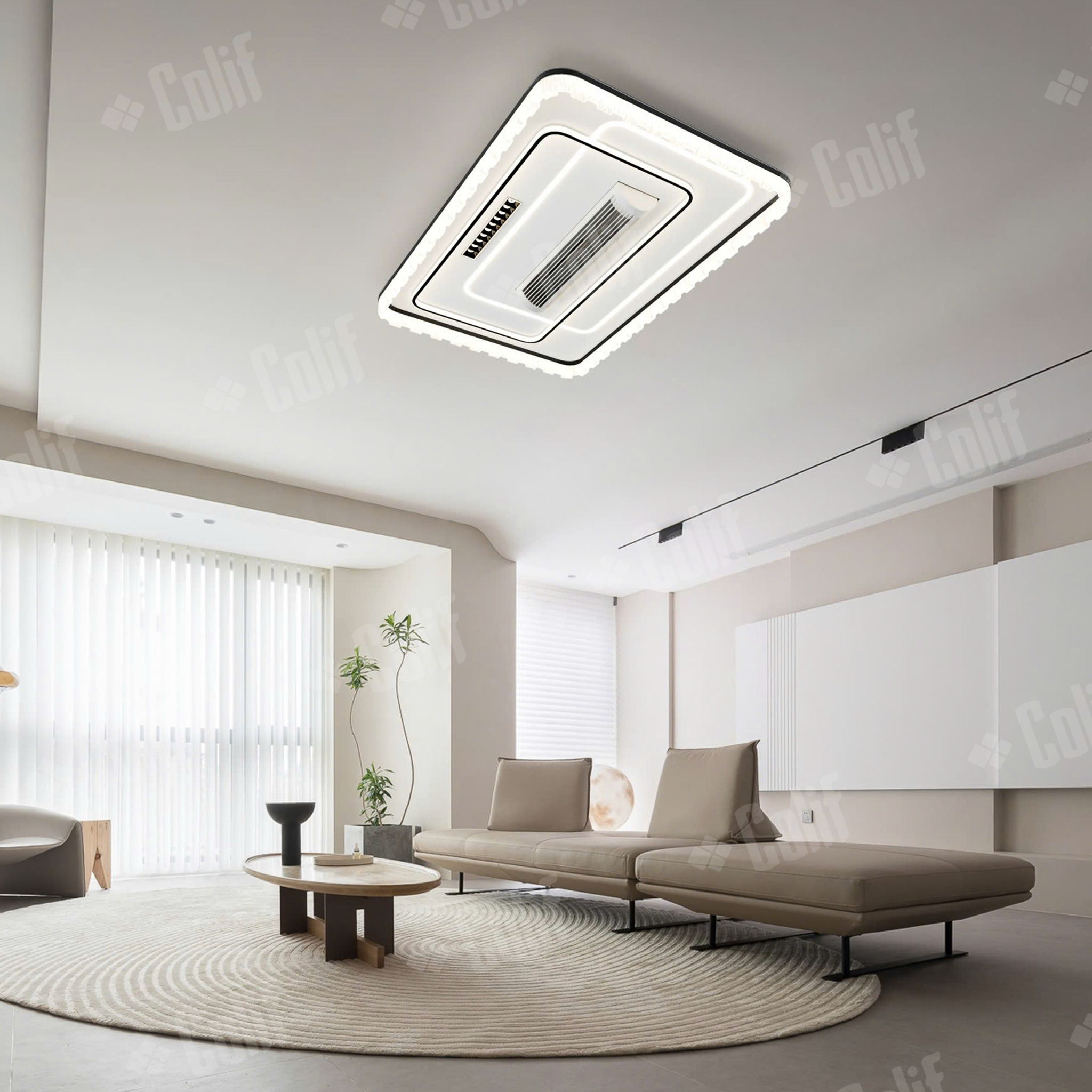 Đèn quạt trần không cánh có mát không?