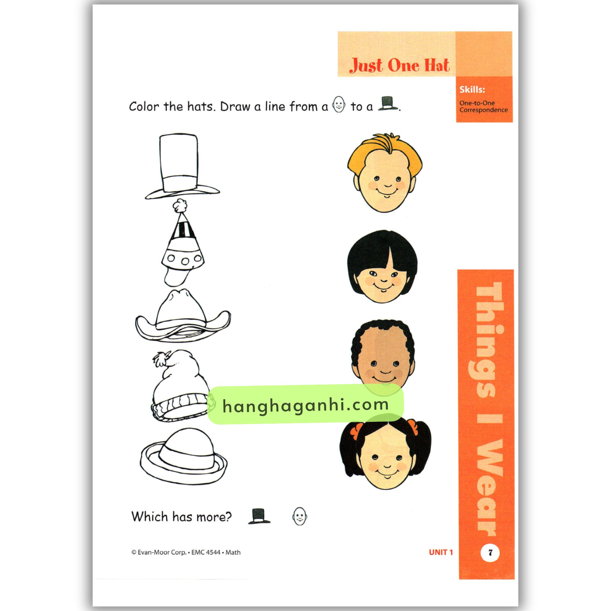 Skill Sharpeners Math grade K, Sách Toán Mỹ Evan Moor cho học sinh mẫu giáo_thumbnail_5
