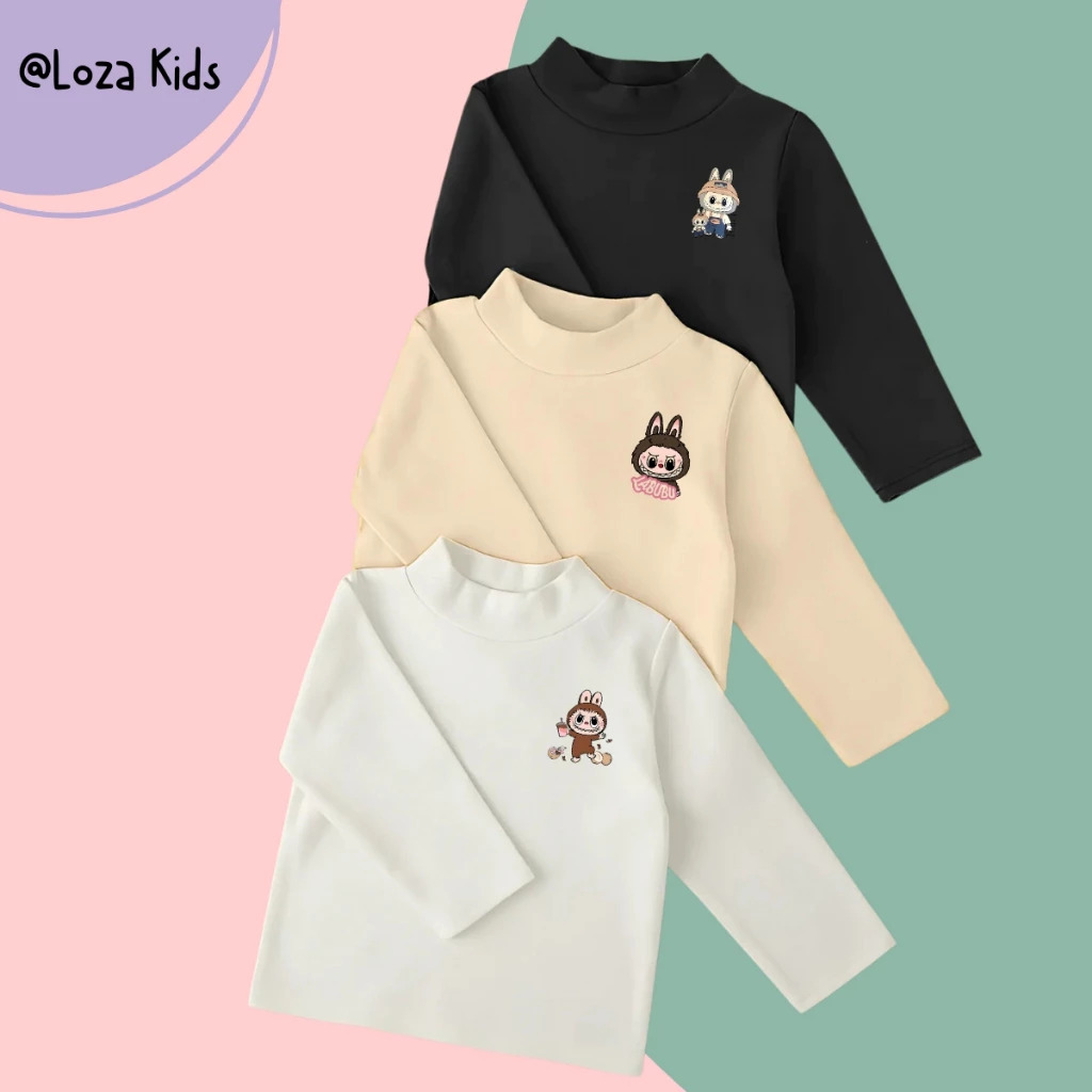 Áo giữ nhiệt cho bé trai chất cotton borip-  Loza Kids CE001 CE001