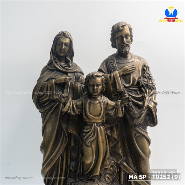 Tượng đồng Gia Đình Thánh Gia 30cm ✔_thumbnail_2