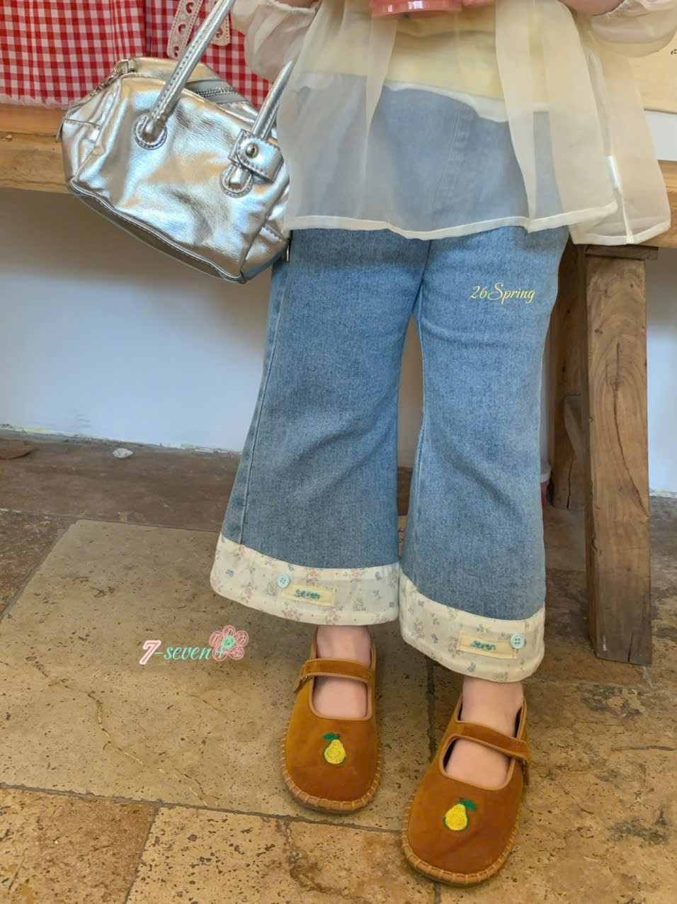 (H55) Quần bò gấu bèo Seven