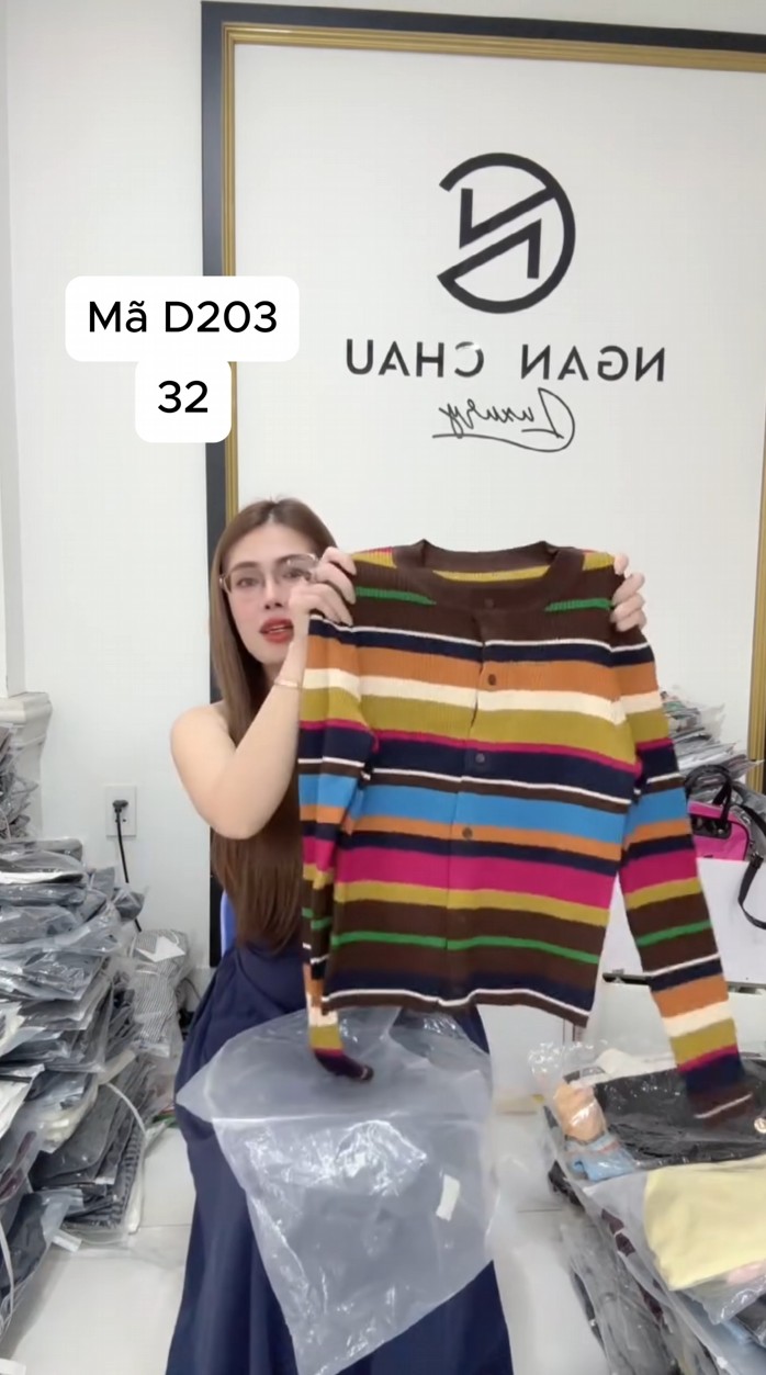 D203 Áo len mix đủ màu