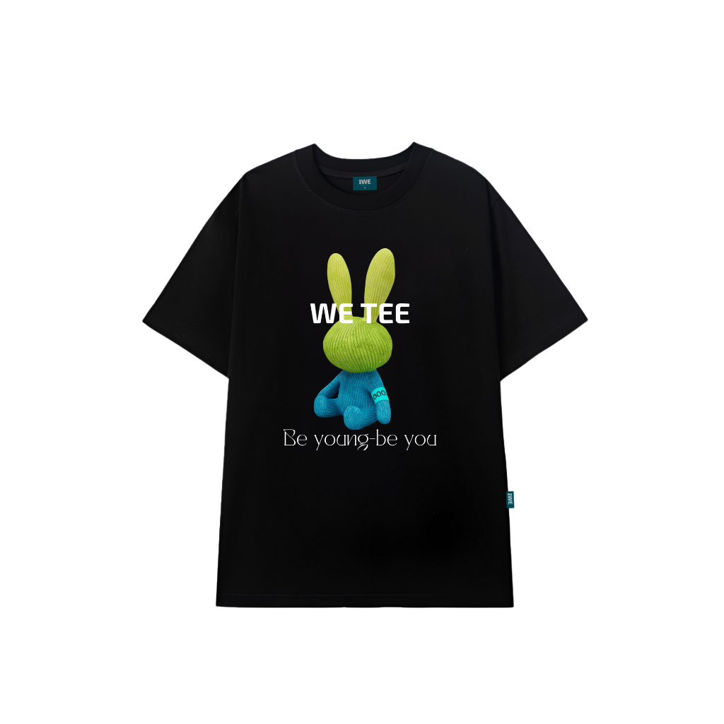 Áo thun oversize rộng hình Thỏ xanh We Tee local brand 𝐖𝐞 𝐓𝐞𝐞 - WU0848_thumbnail_0