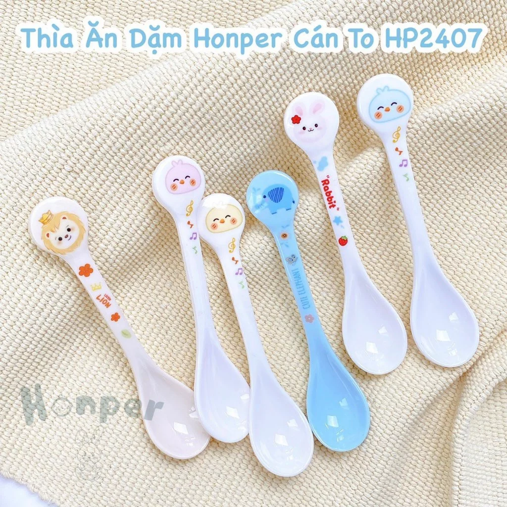 Muỗng ăn dặm Honper cán lớn
