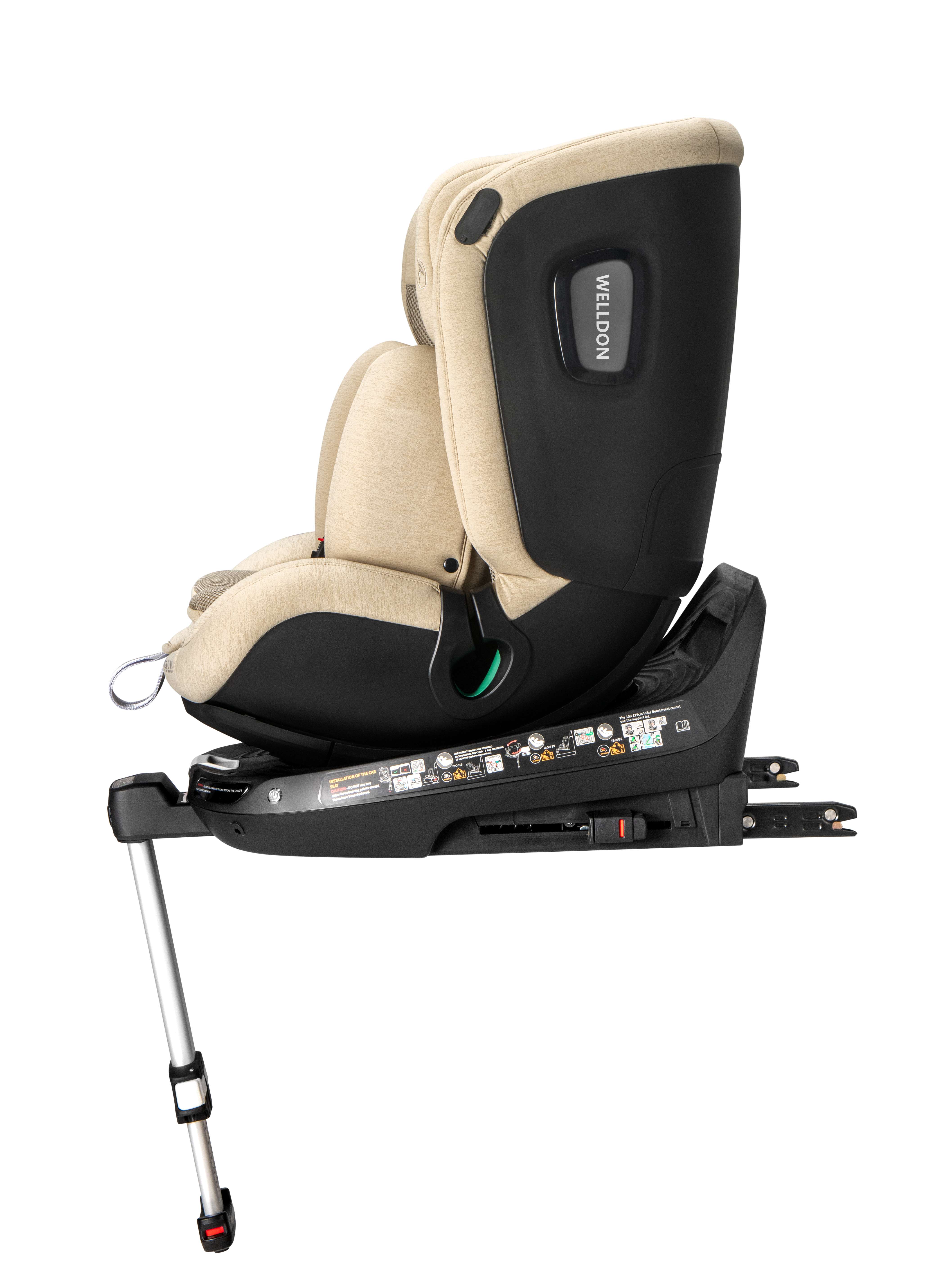 Ghế ngồi an toàn trên ô tô cho trẻ em Welldon Smart Rotate 2 Pro+ 40-125cm  [NHẬP CODE 