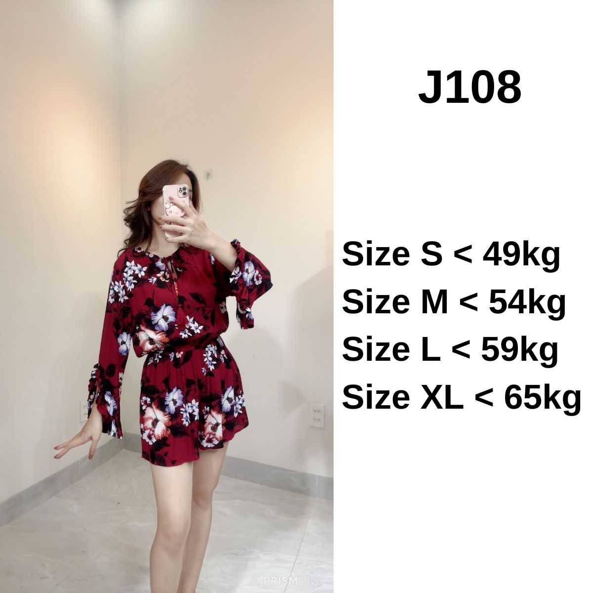 J108- Jum hoa đỏ