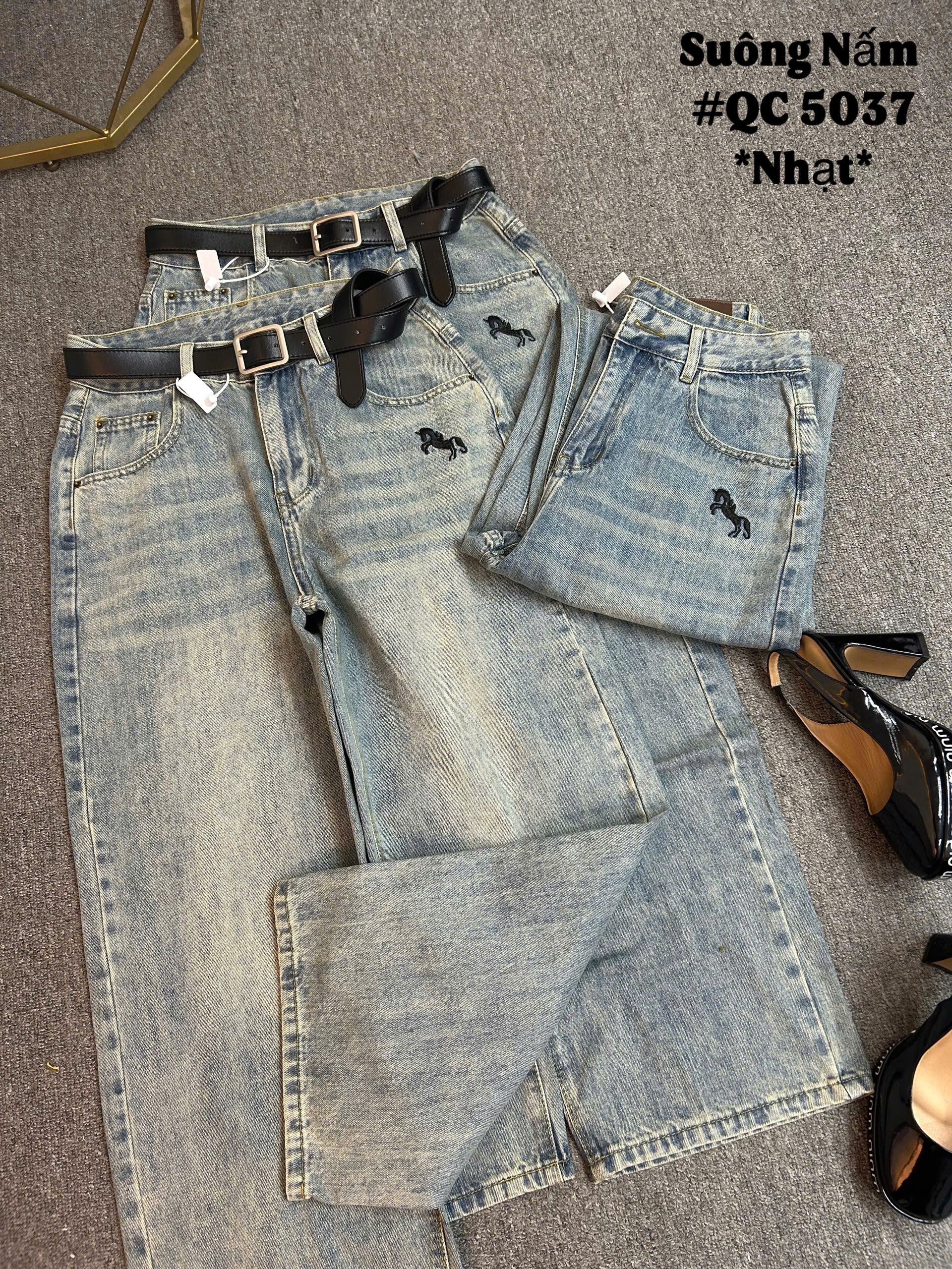 BIGSIZE- Quần jean suông thêu ngựa T- QJ5037_thumbnail_9