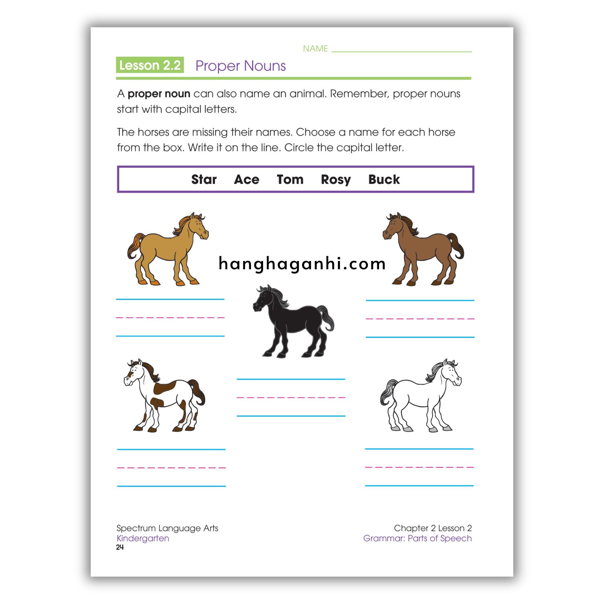 Sách Spectrum Language Arts Workbook Grade K_thumbnail_9