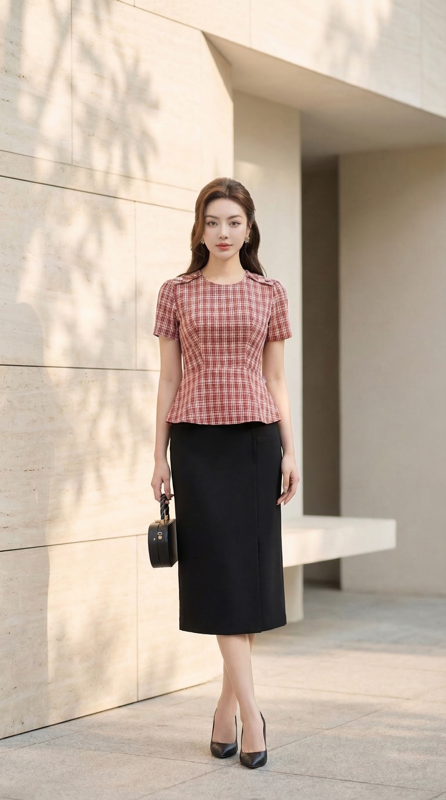 Áo sơ mi TRALI 26103 kẻ caro đỏ_thumbnail_1