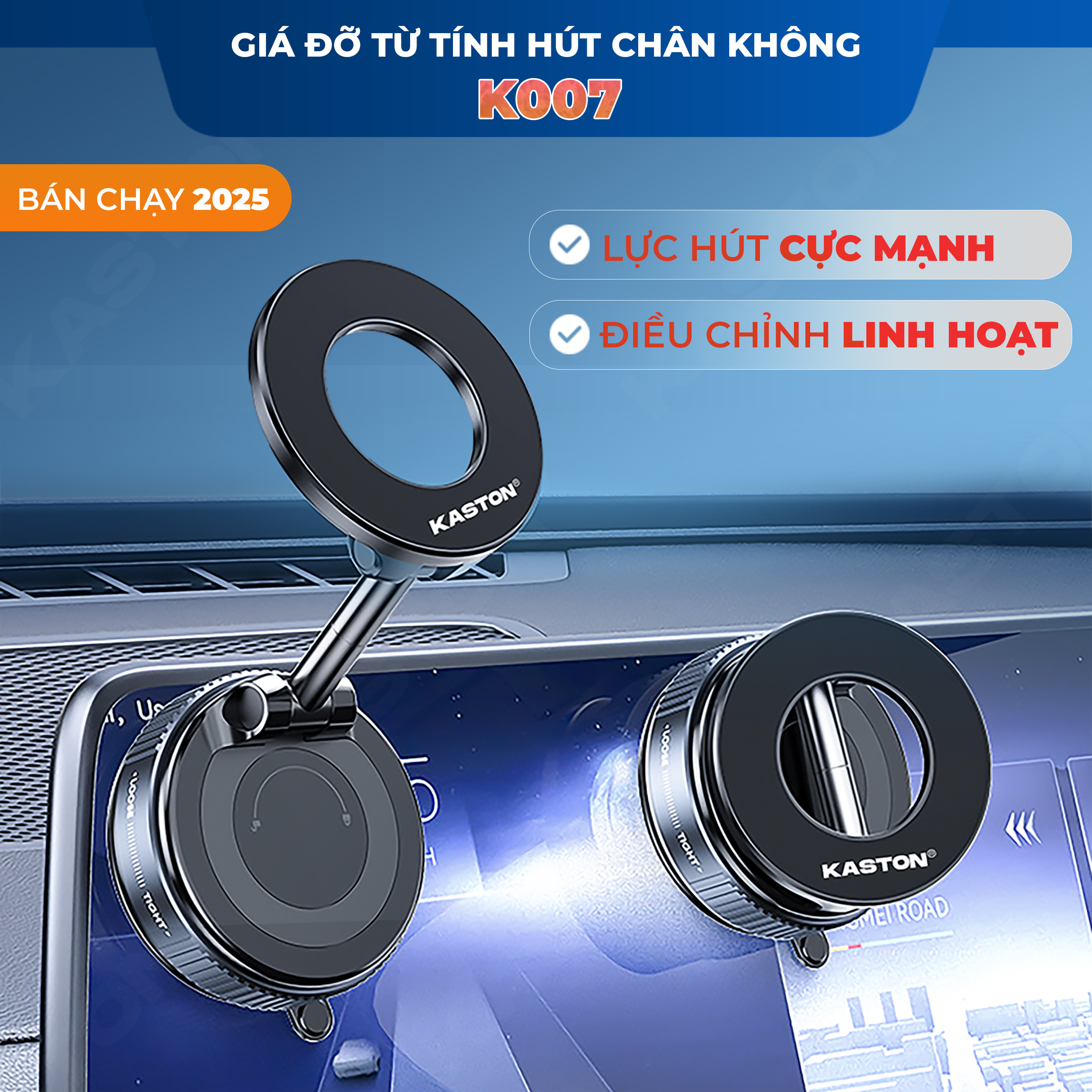 Giá đỡ điện thoại ô tô Kaston_thumbnail_2