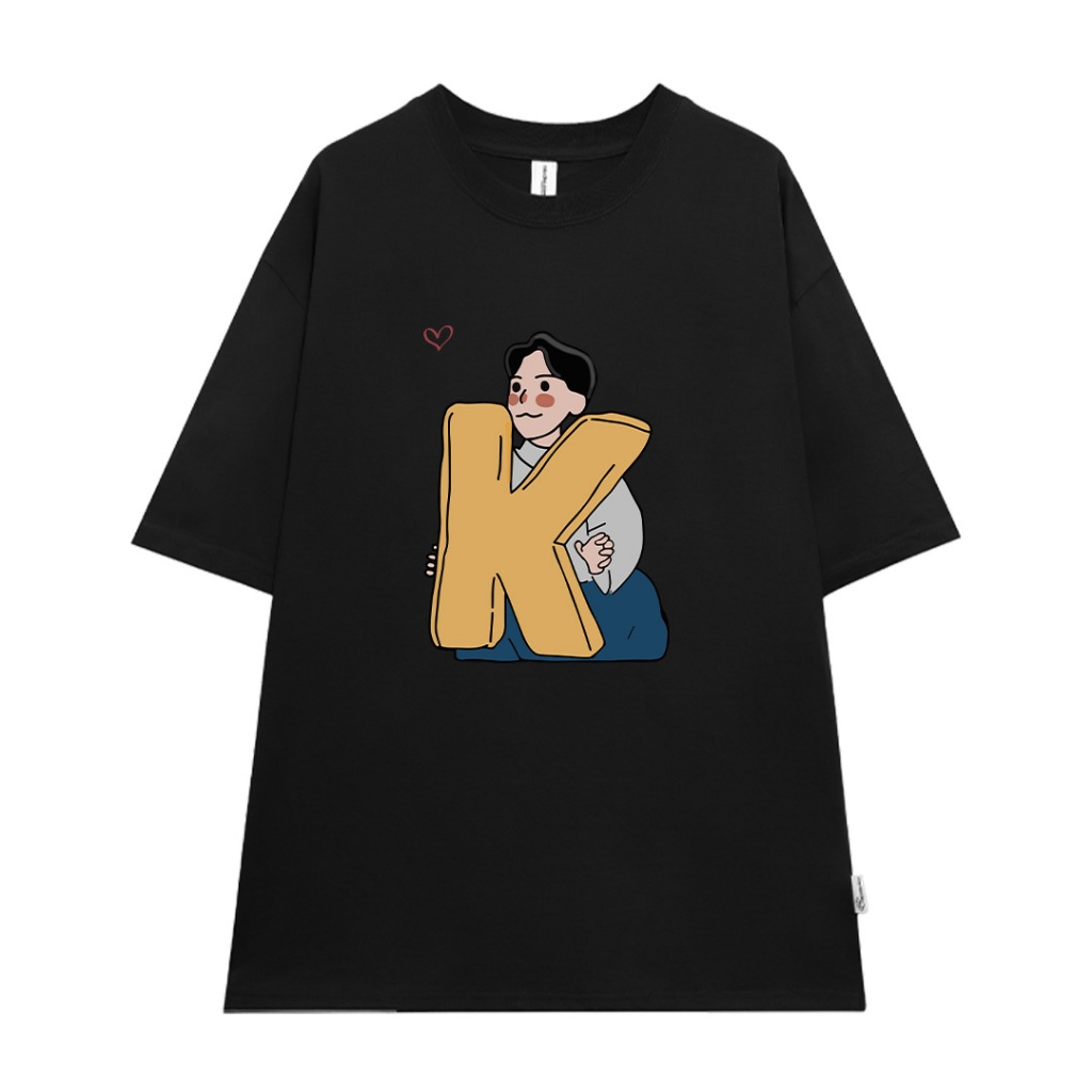 Áo thun couple cặp đôi local brand form rộng ATD763 Miucho cotton cổ tròn in artwork_thumbnail_7