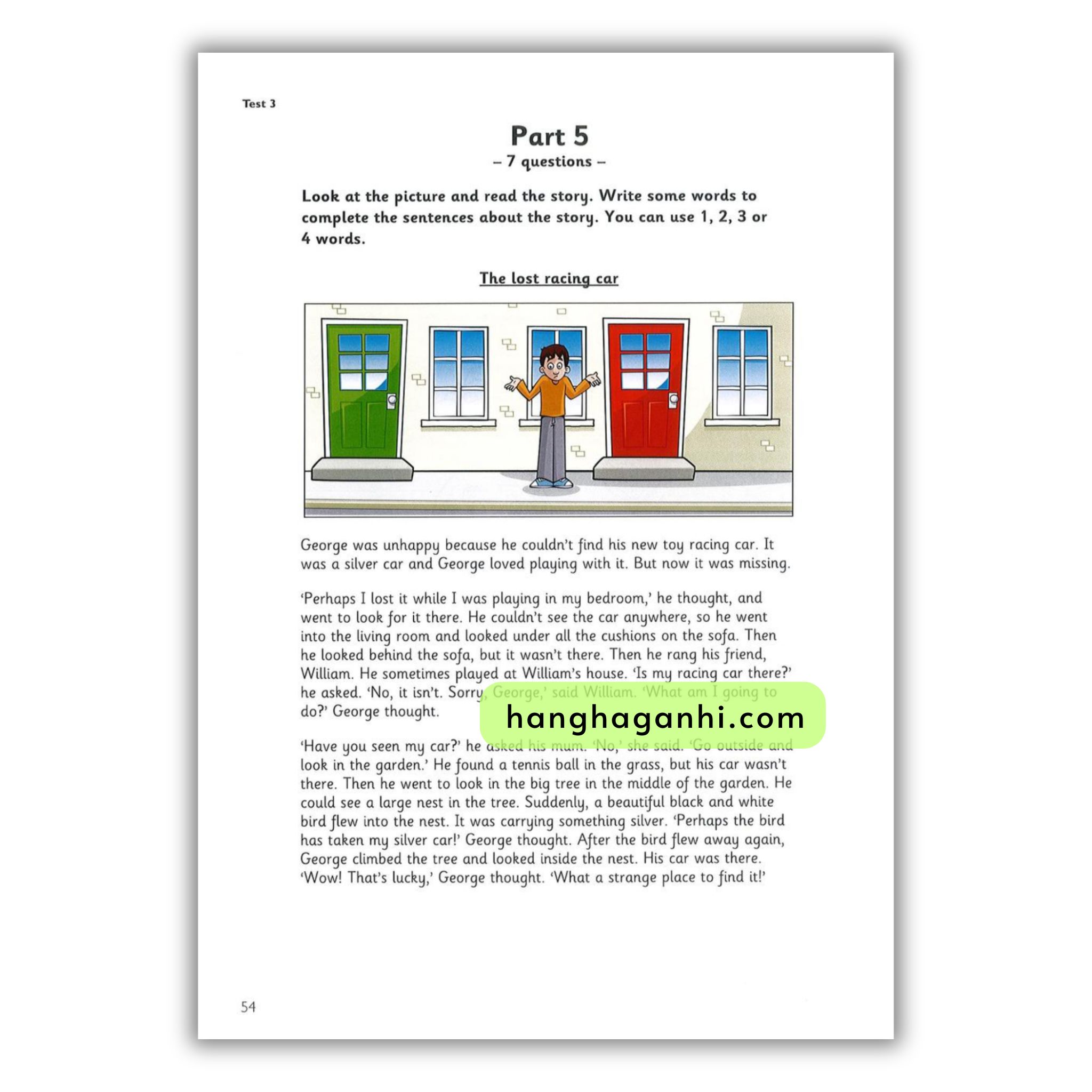 Cambridge English Flyers - Bộ đề 4 cuốn bản mới nhất 2018-2020 Kèm file nghe và đáp án_thumbnail_10
