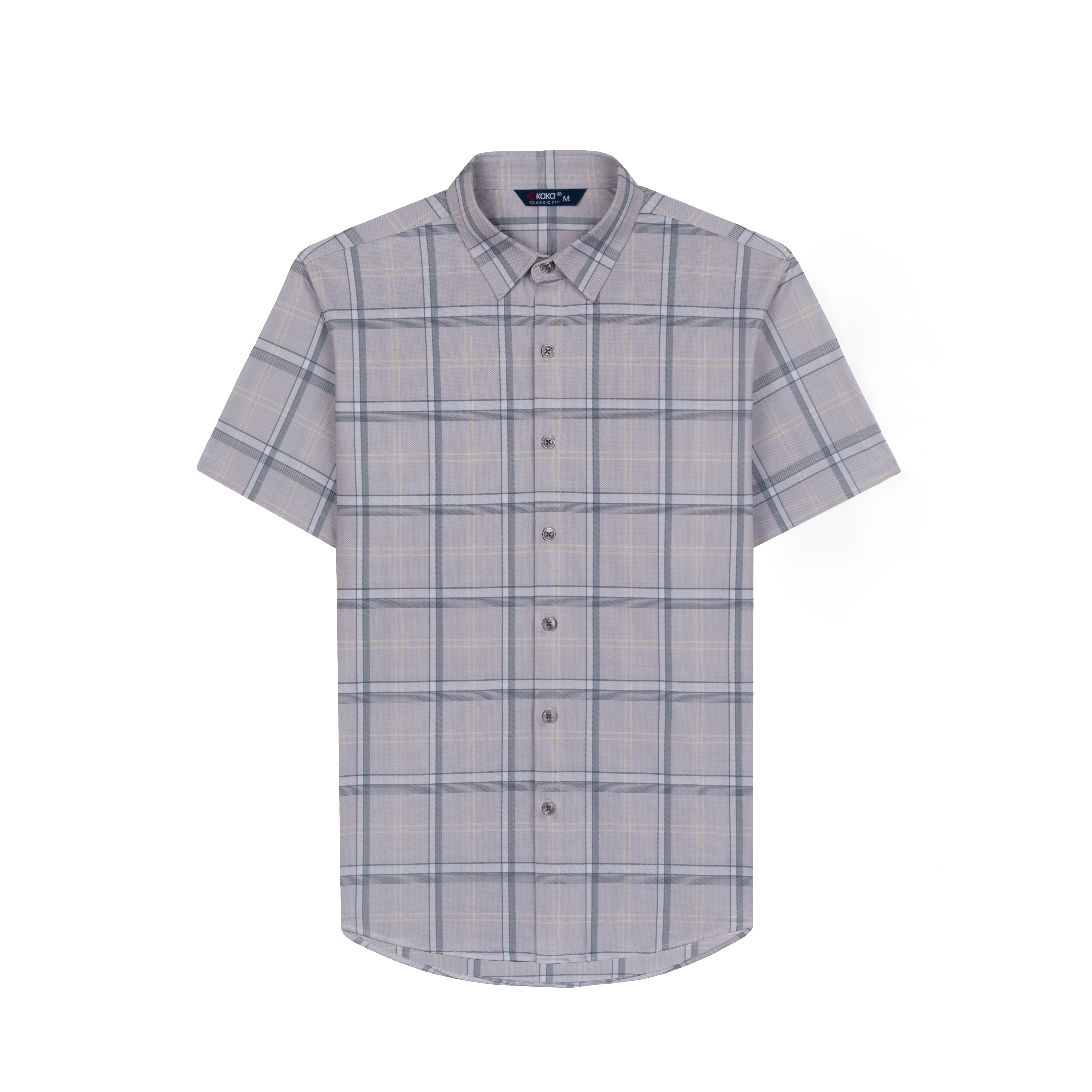 Áo Sơ Mi KaKa Bamboo co giãn kẻ sọc lớn S25