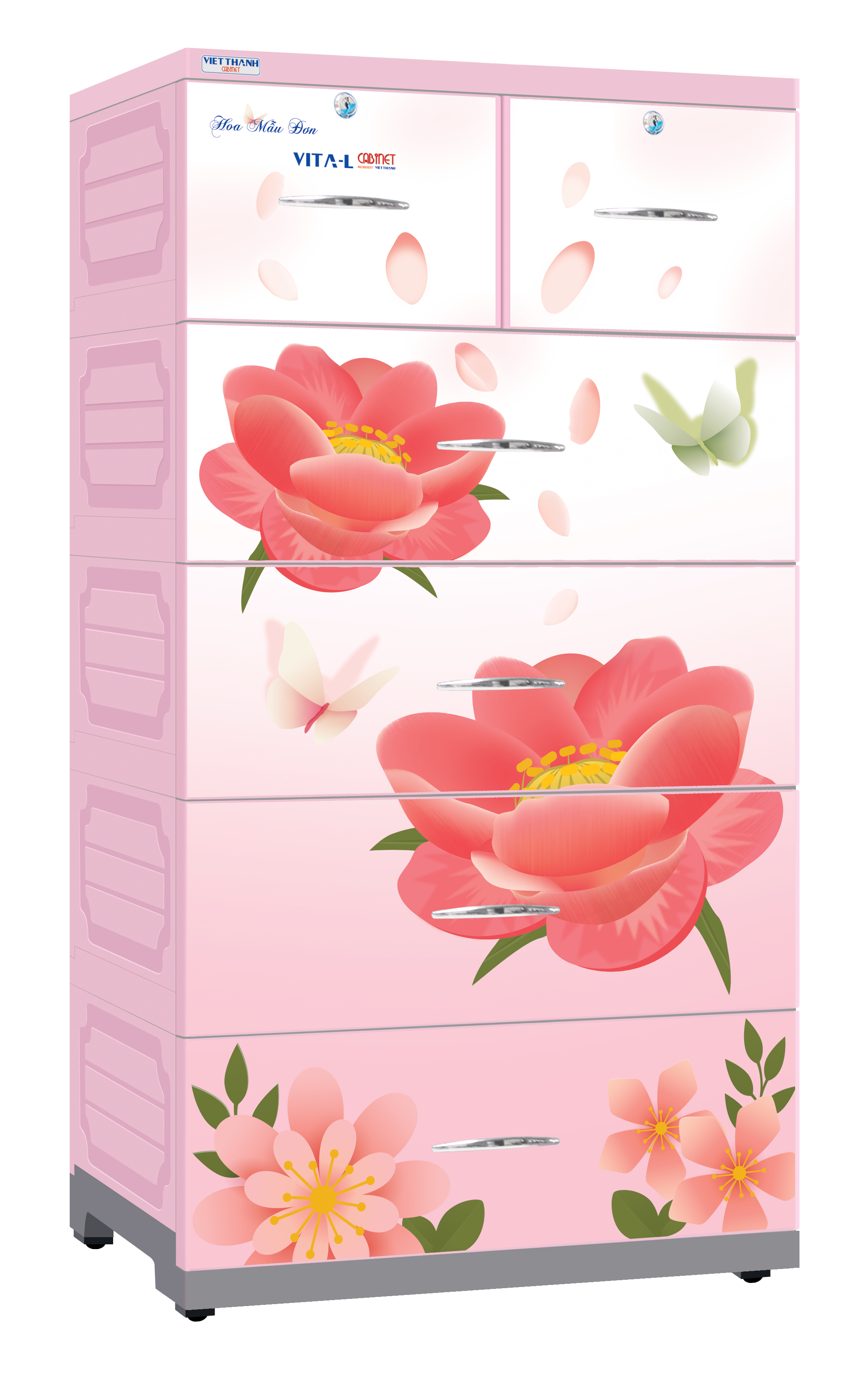 TỦ VITA L HOA MẪU ĐƠN