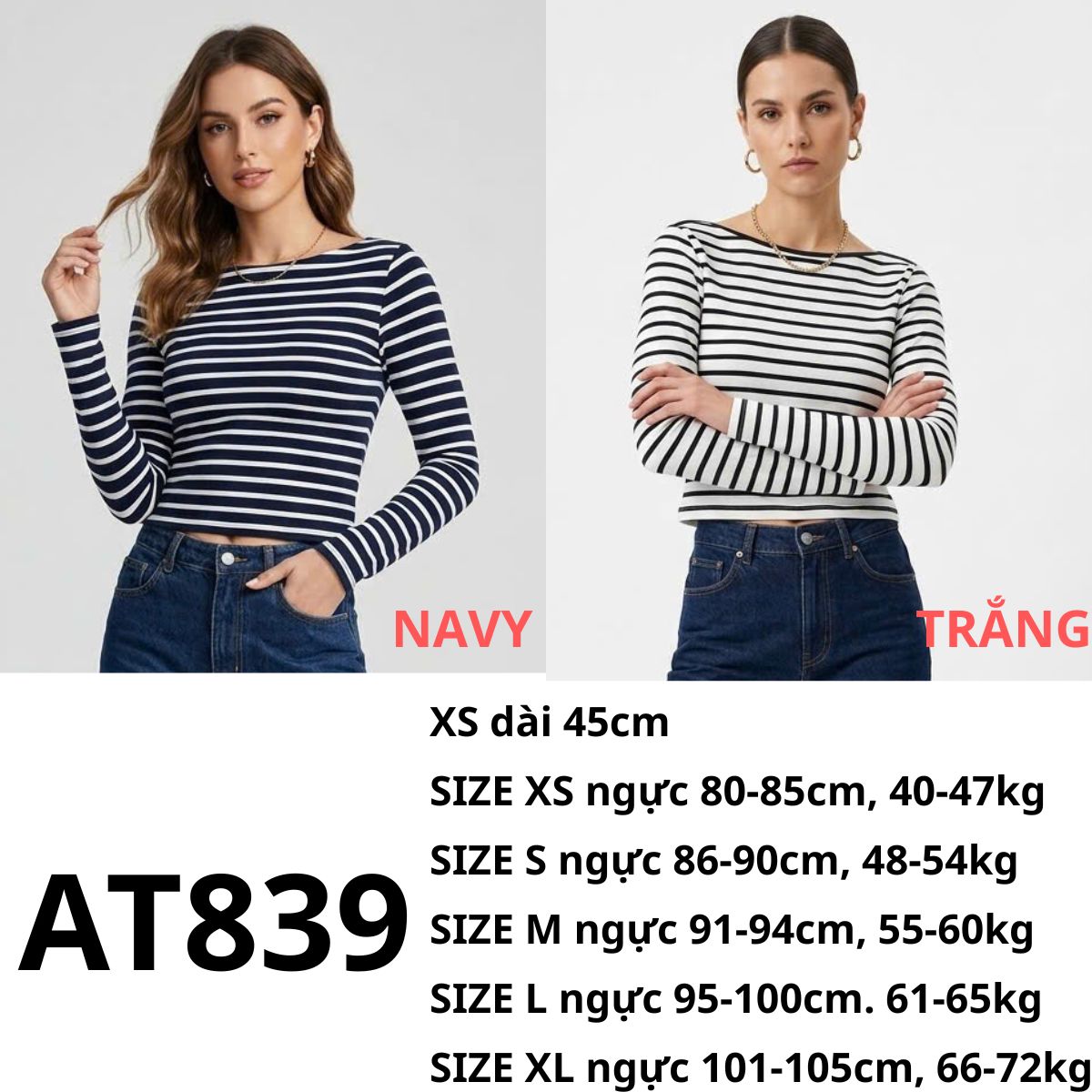 AT839 - Áo thun tay dài