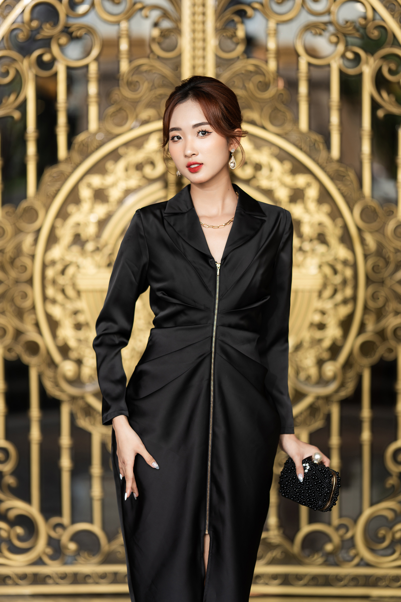 ĐẦM ĐI TIỆC MÀU ĐEN DÀI TAY- MELY DRESS_thumbnail_2