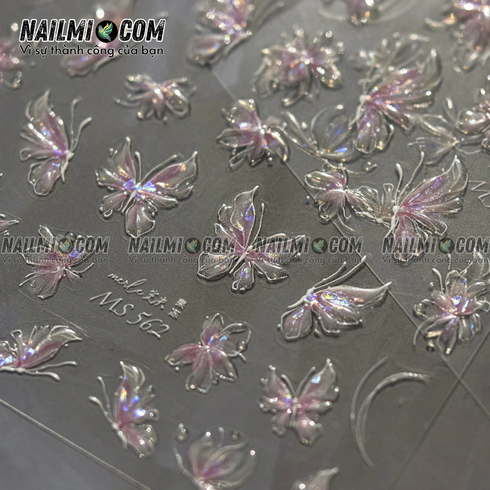 Sticker nails hình bướm MS533_thumbnail_2