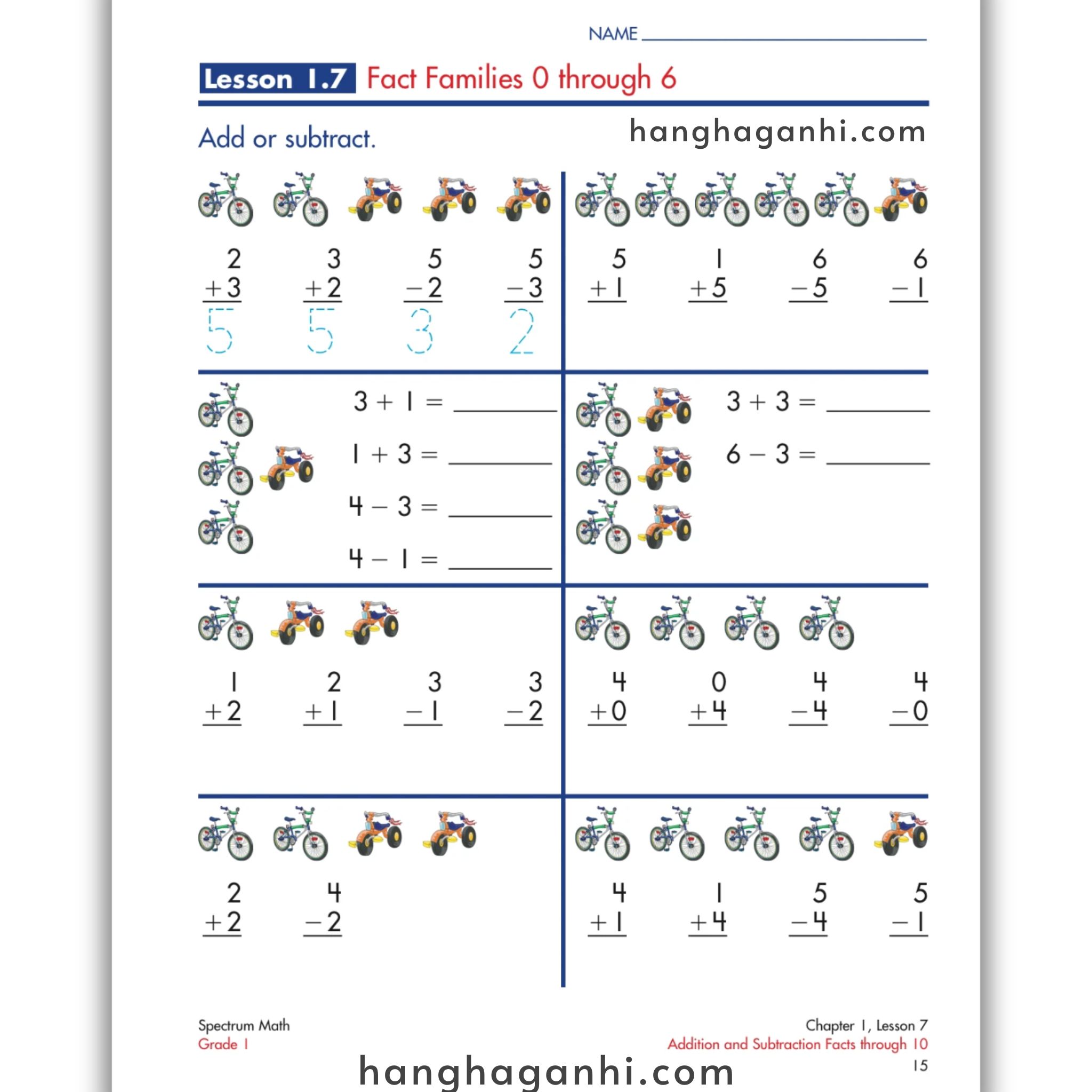 Spectrum Math Workbook Grade 1- Sách Toán Tiếng Anh cho bé lớp 1_thumbnail_3