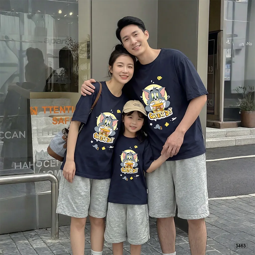 Áo thun form rộng gia đình Tom & Jerry Kado 3462_thumbnail_3