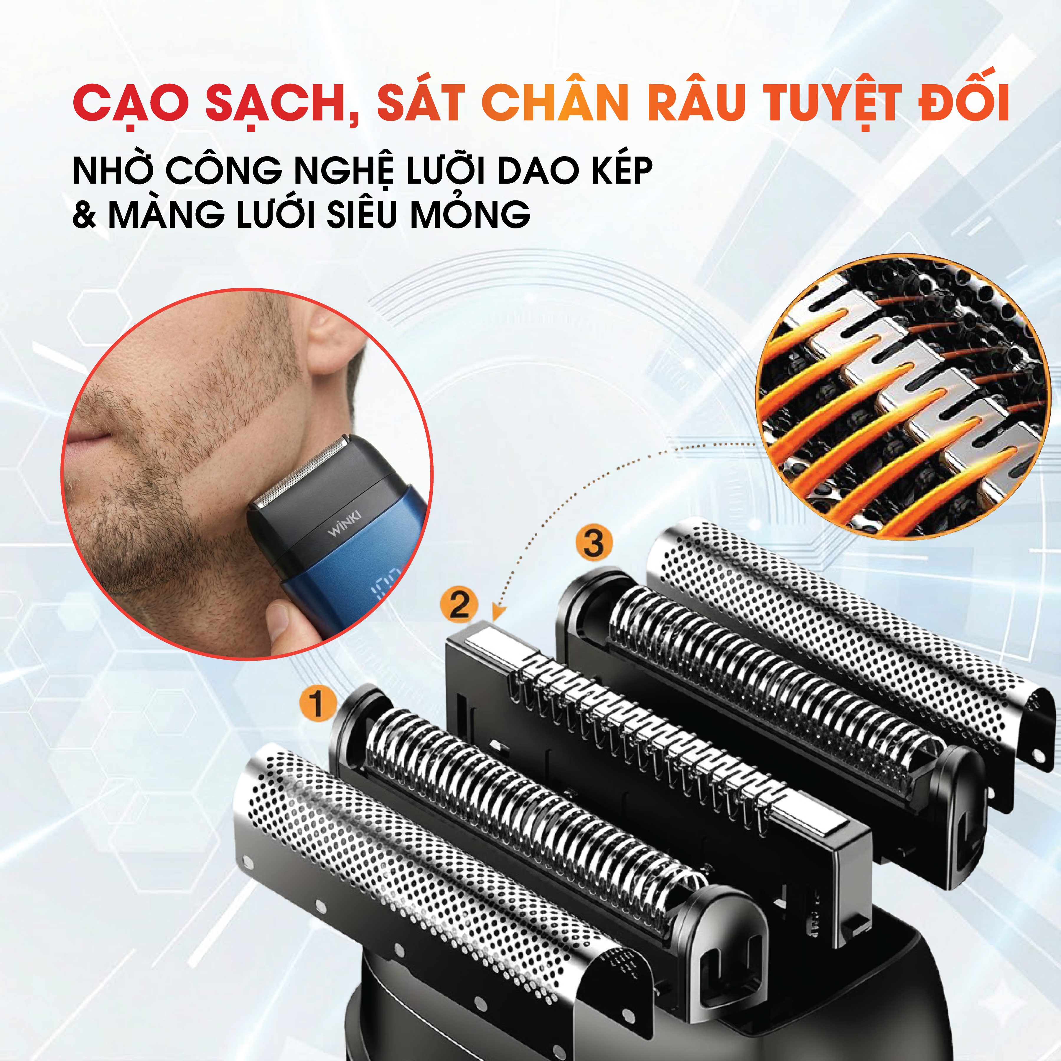 Máy cạo râu cao cấp Winki A100_thumbnail_1