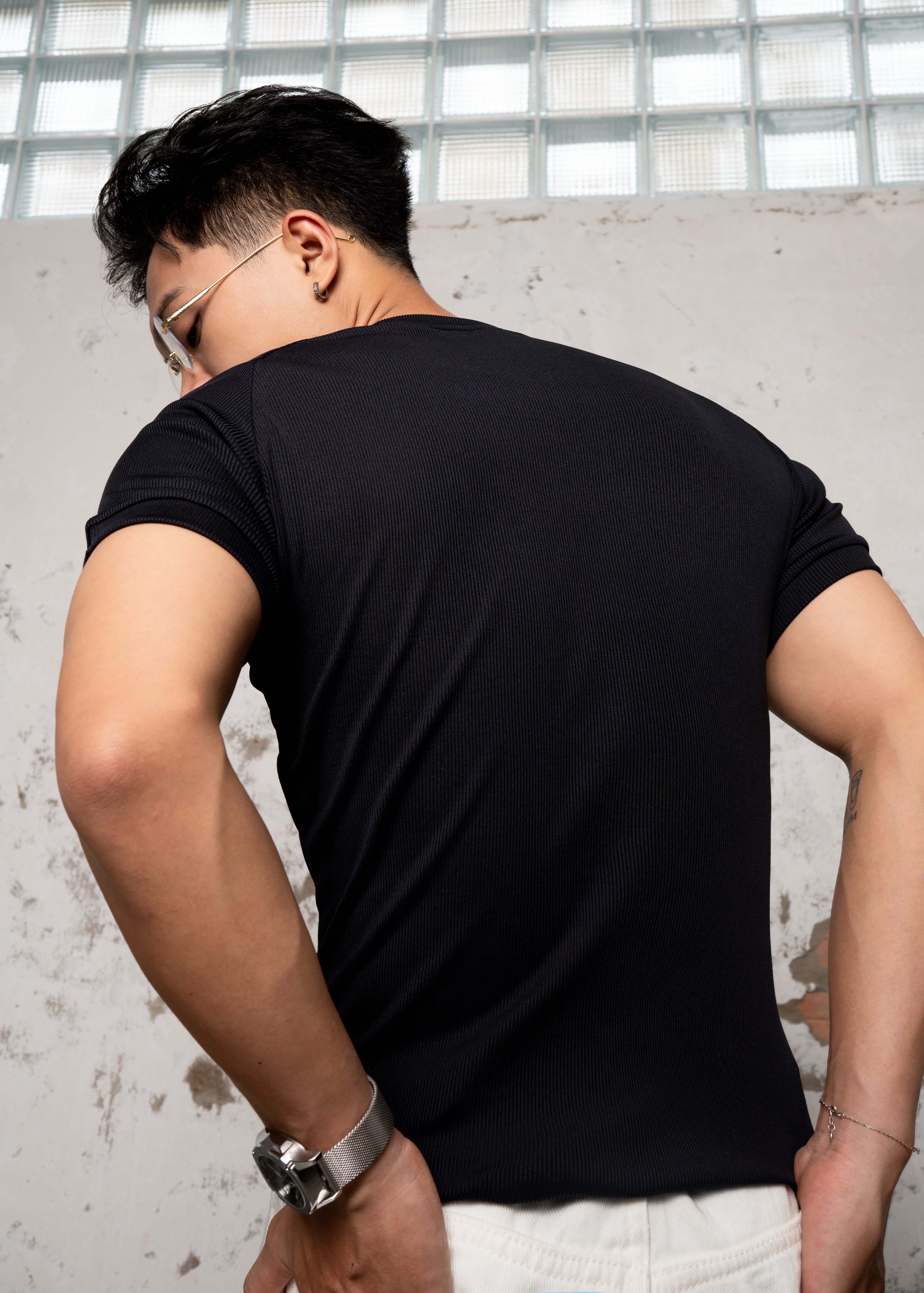 Áo thun ôm BODY thun gân phối nhung mịn cực , độ body _thumbnail_2