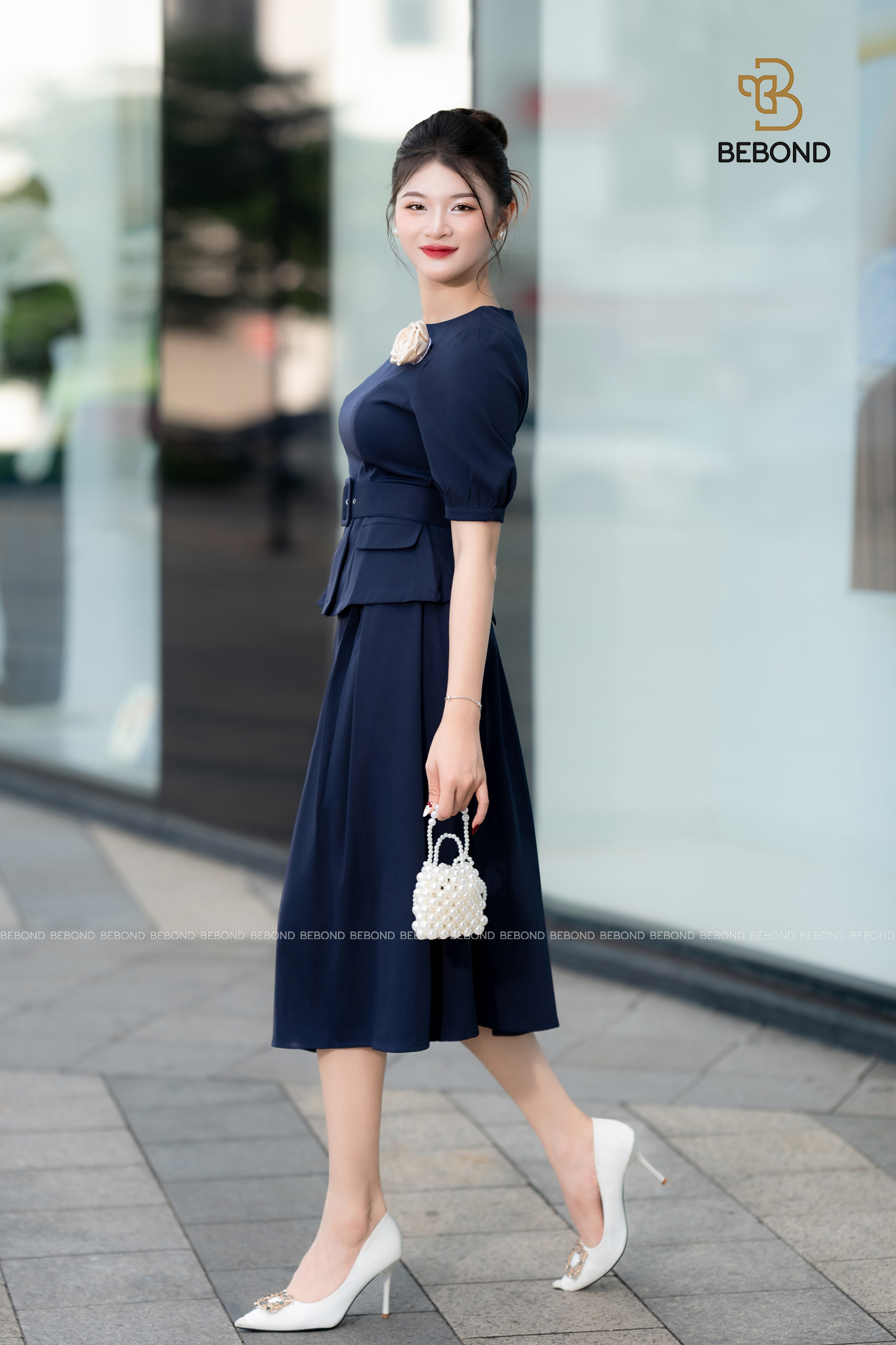 SET vest tay phồng TRISTAN màu XANH THAN_thumbnail_4