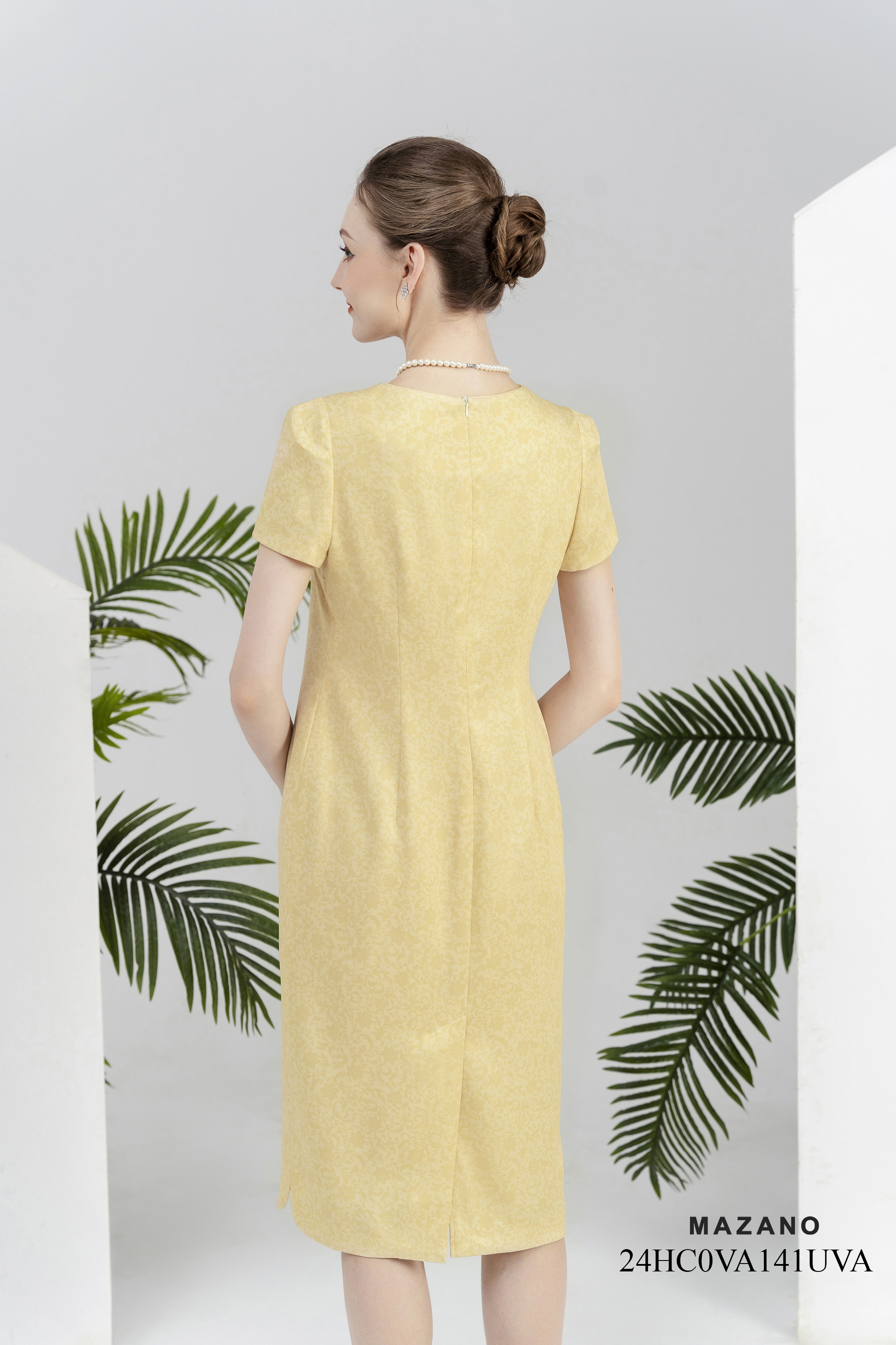 Đầm Suông In Họa Tiết Đính Hoa 3D_thumbnail_5