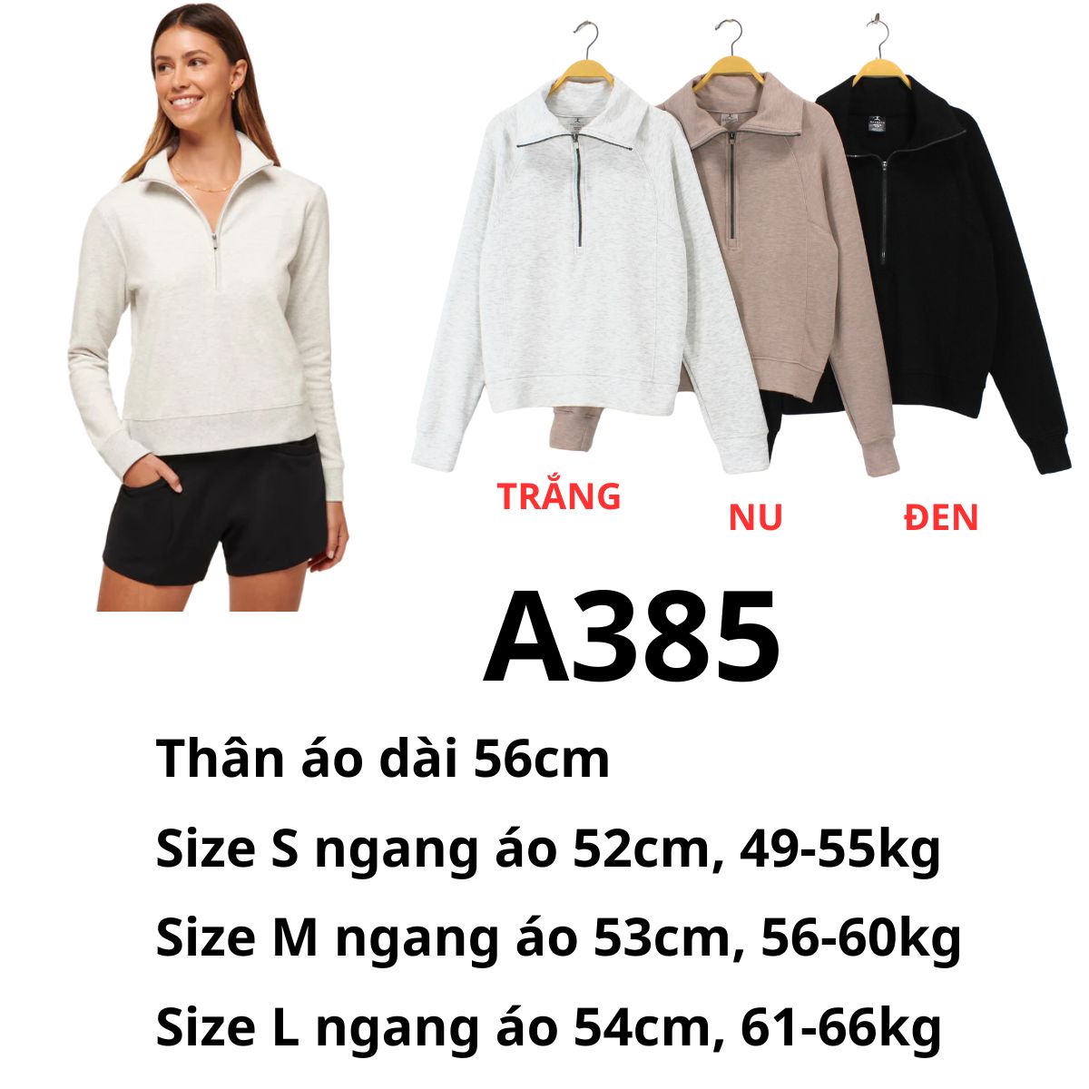 A385- Áo Sweater  DK