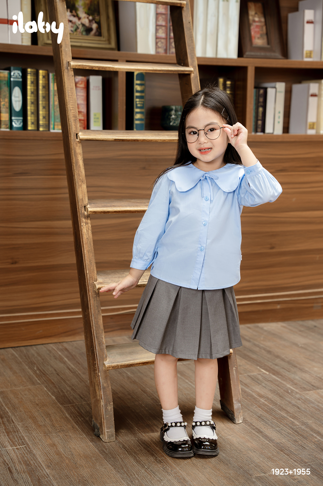 Áo sơ mi dài tay cổ cách điệu lượn sóng_thumbnail_3