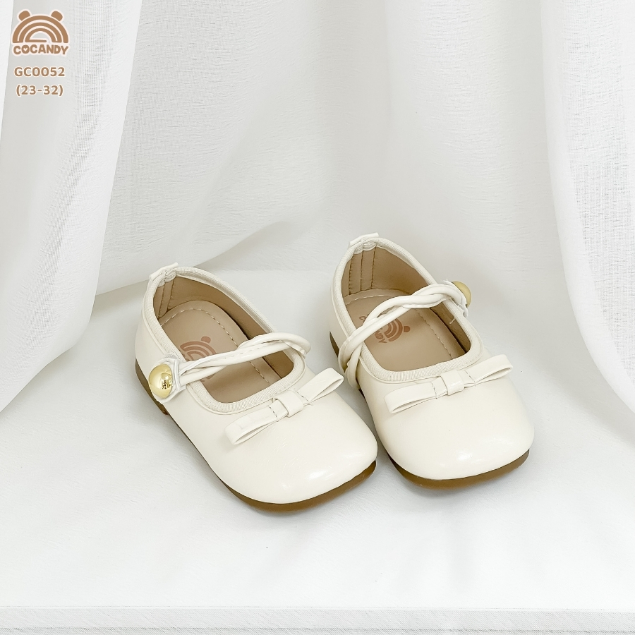 Giày búp bê nơ quai xoắn BE COCANDY