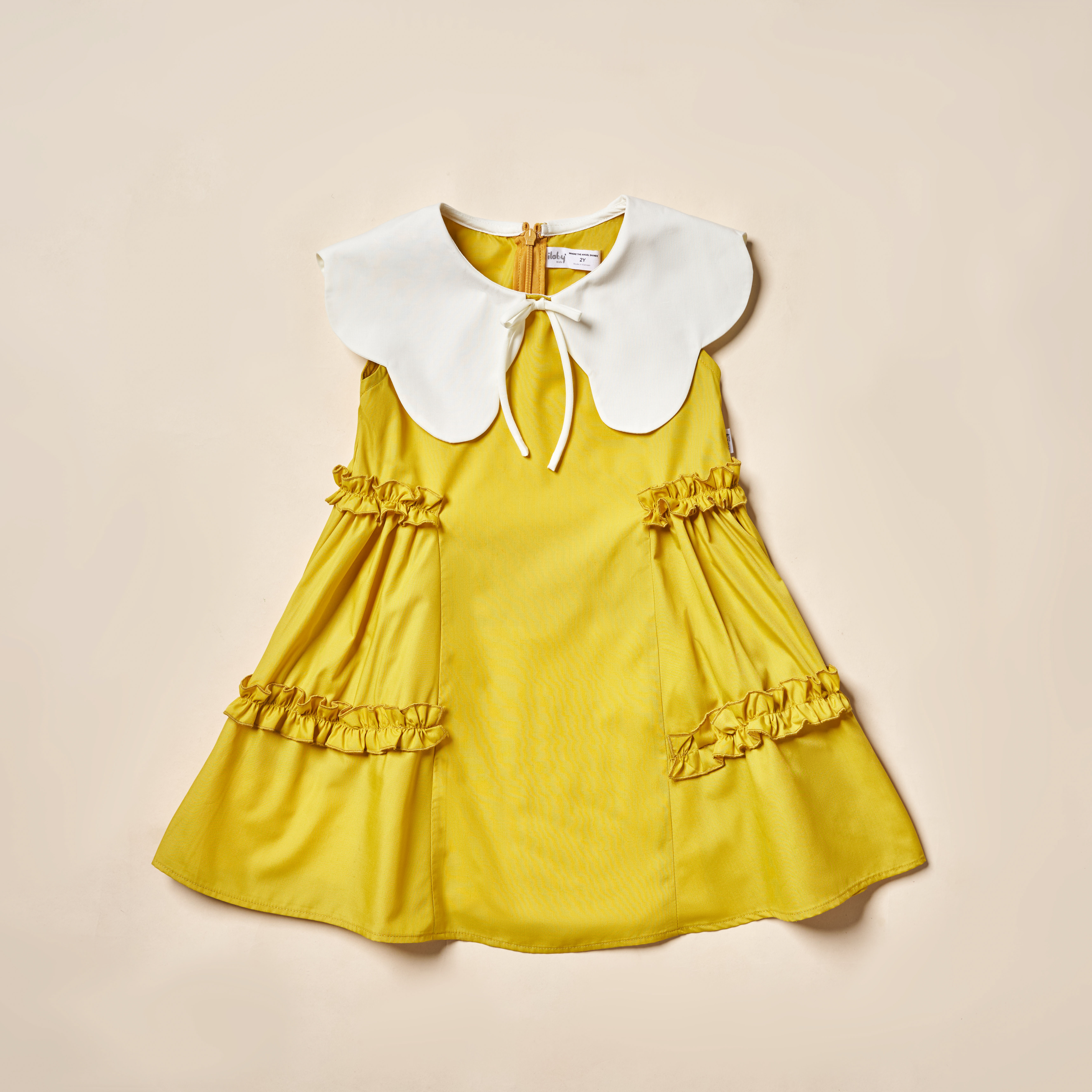 Váy thô phối cổ nhún bèo hông_thumbnail_8