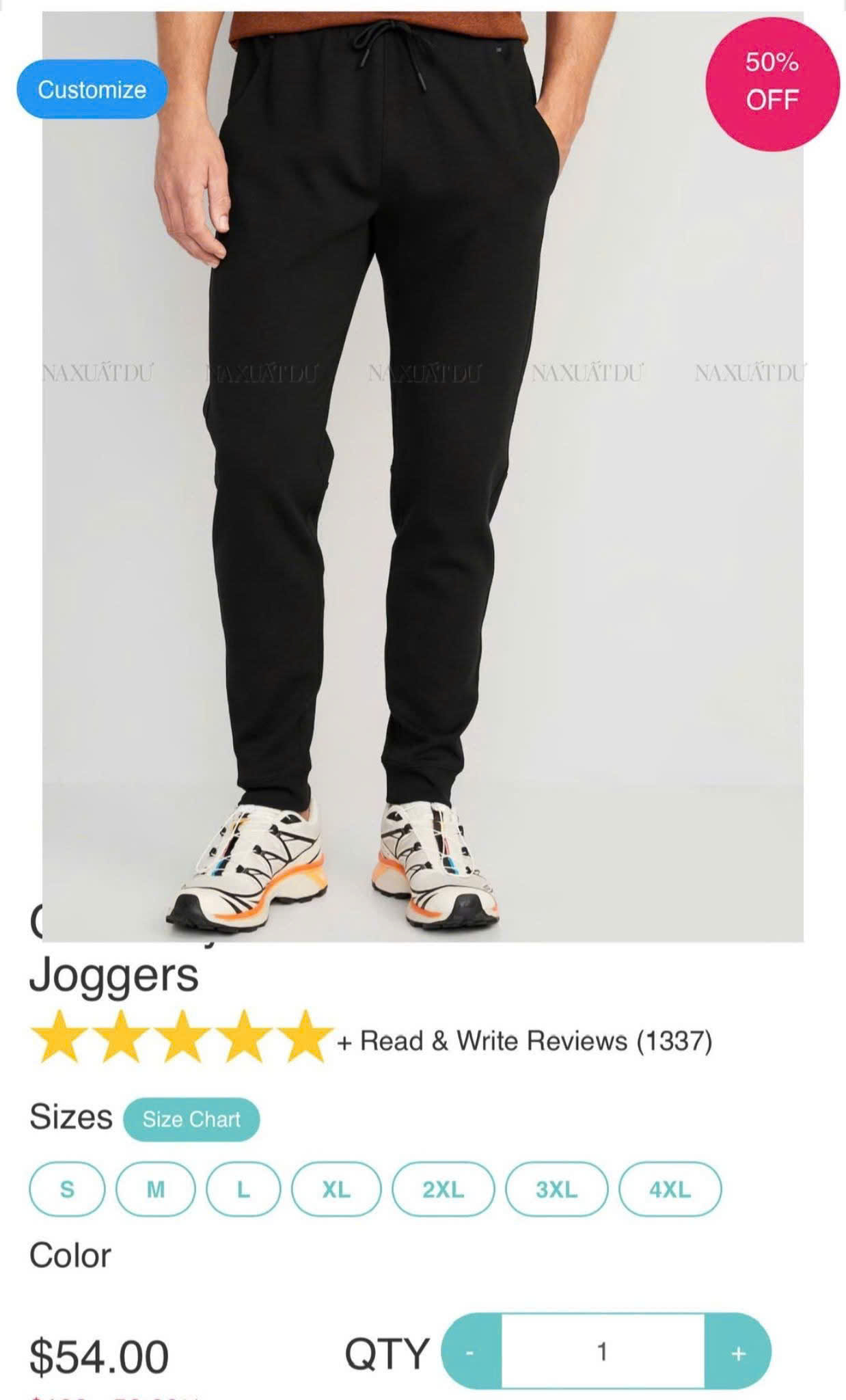 Quần jogger unisex 