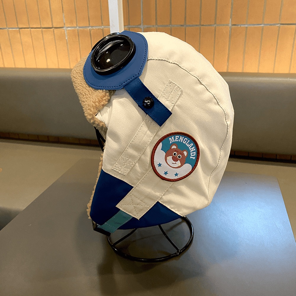 Mũ Bay Phi Công Giữ Ấm Cho Bé - Chống Tĩnh Điện - Lót Nhung Mây 3 Lớp - Che Tai Không Tuột 327PC_thumbnail_3