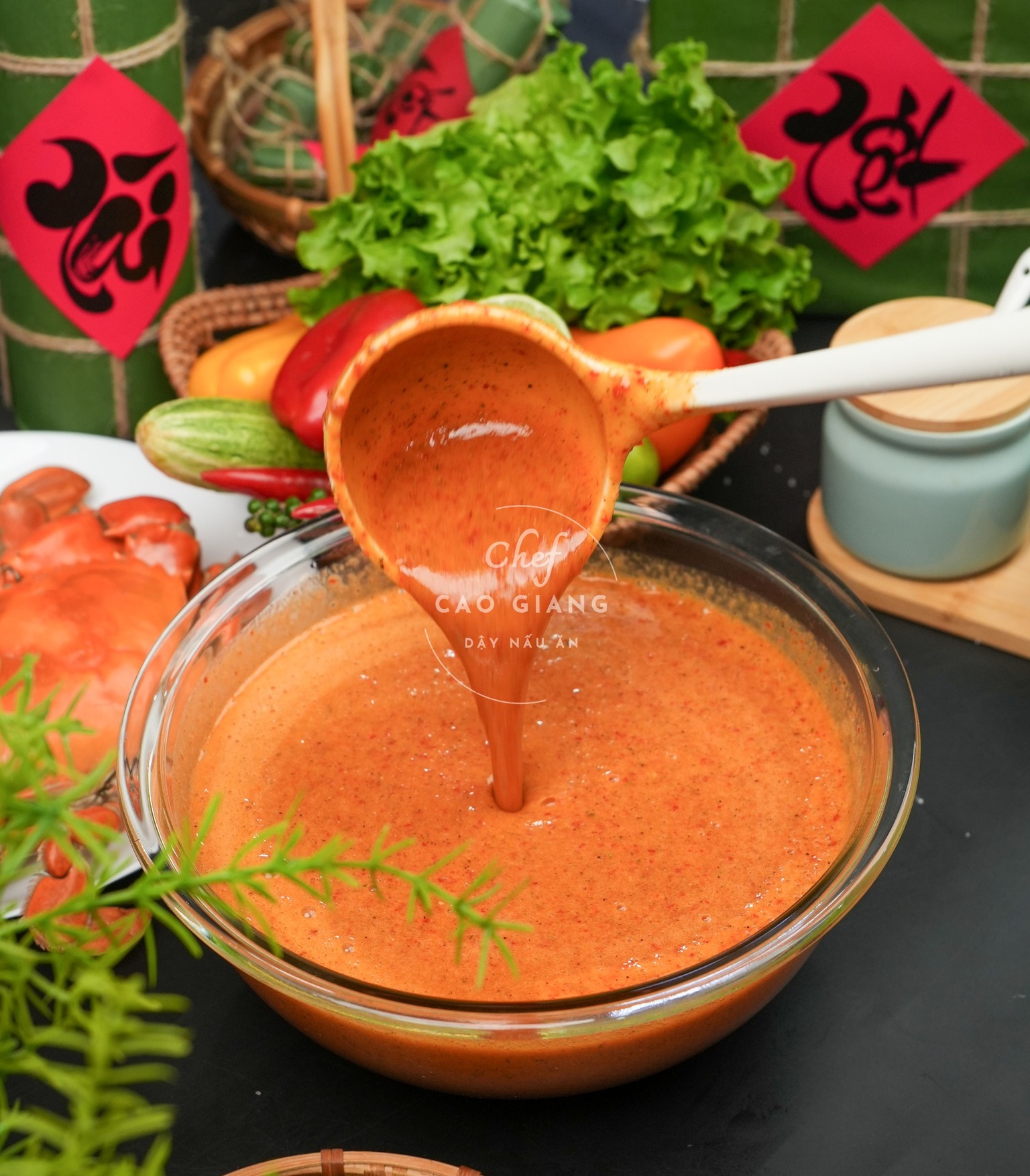 Hướng Dẫn Làm Nước Chấm Xanh Đỏ