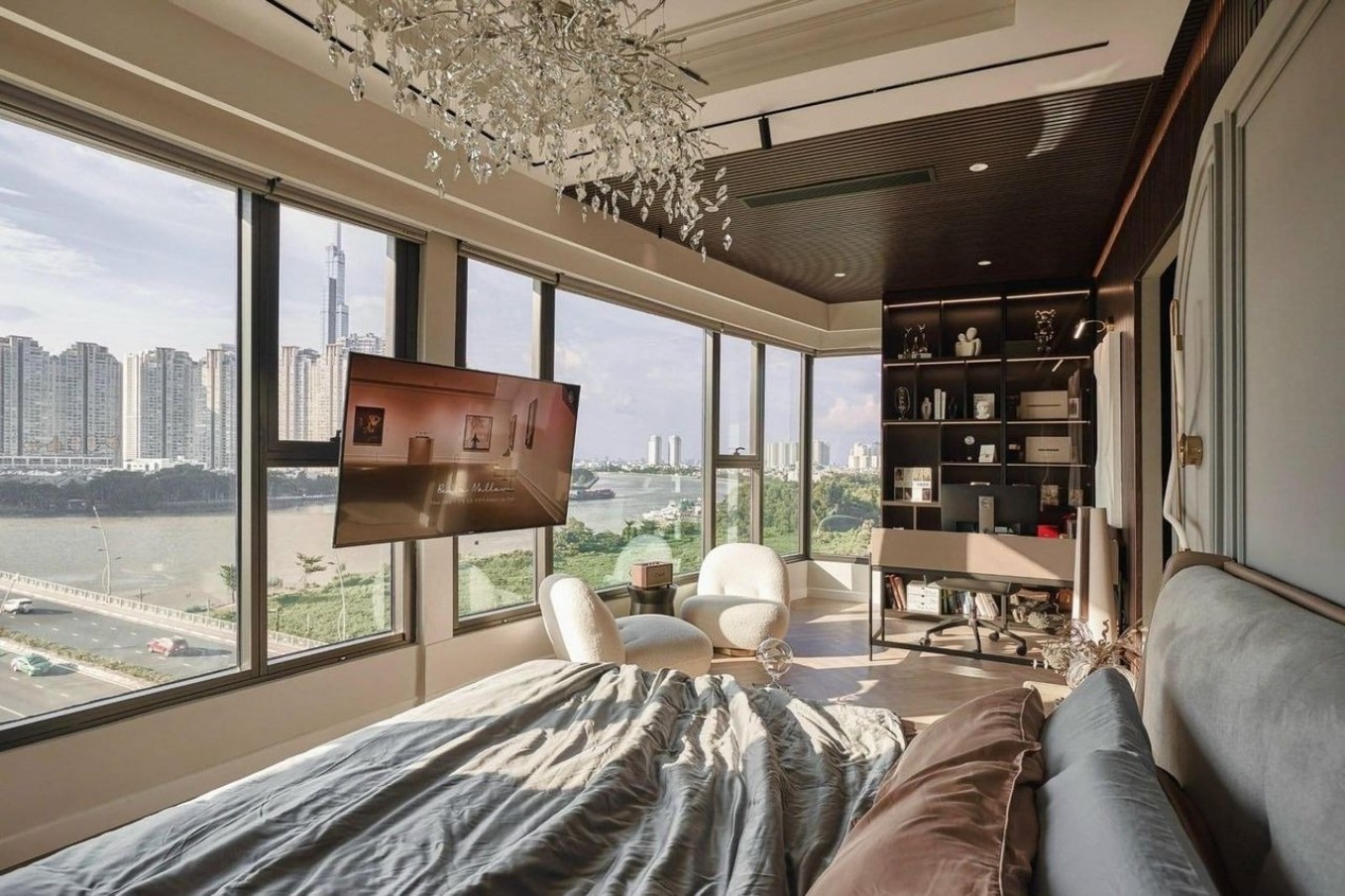 Bán căn hộ 4 phòng ngủ The River Thủ Thiêm có nội thất và view cực đẹp_thumbnail_2