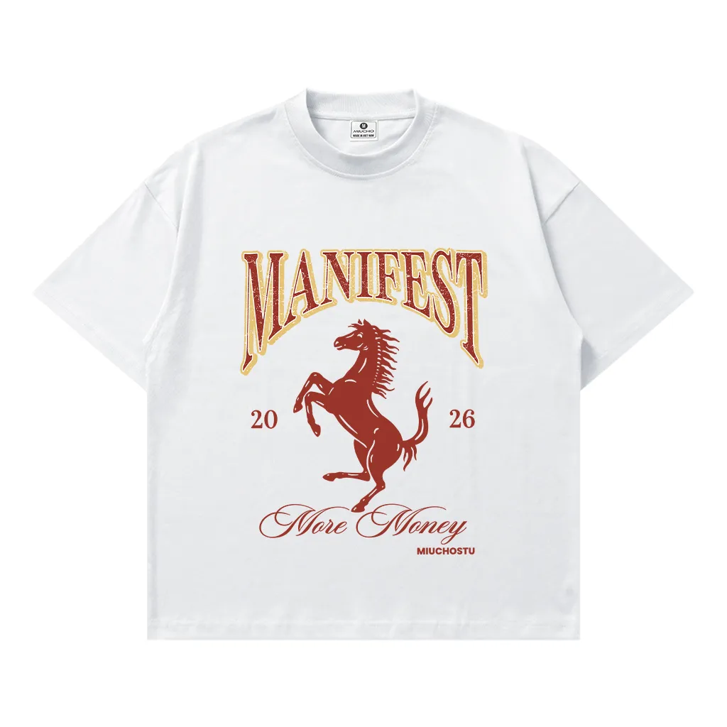 Áo thun boxy Tết Bính Ngọ Miucho vải dày dặn thoáng mát tay ngắn cổ tròn in mix 2909_thumbnail_0