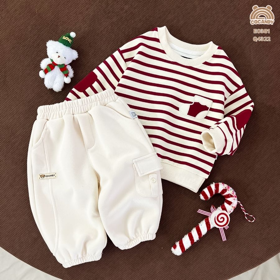 Áo dài ĐỎ kẻ BE phối hình tất_thumbnail_4