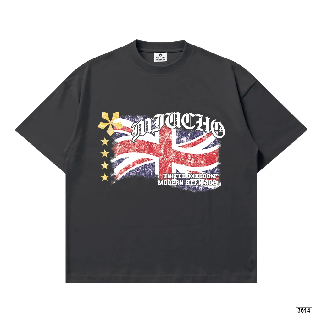 Áo thun unisex form boxy phong cách retro Miucho 3614_thumbnail_13