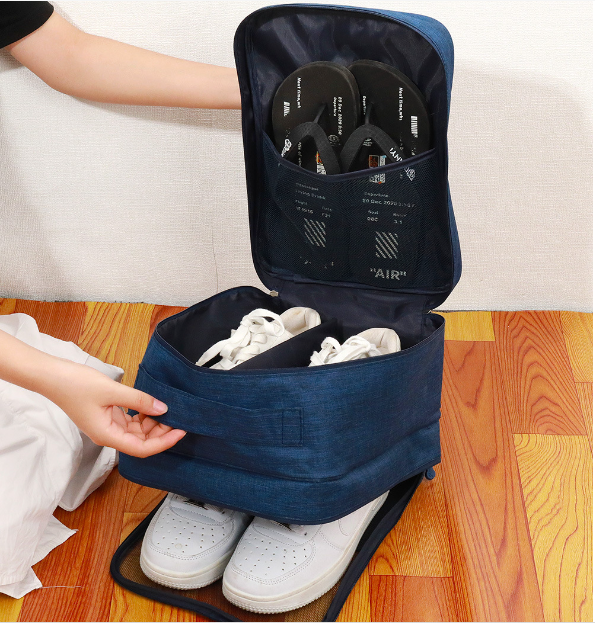Túi đựng giày du lịch Giày 3 lớp chống thấm nước Túi đựng giày di động có thể treo trên hành lý (TDG)_thumbnail_37