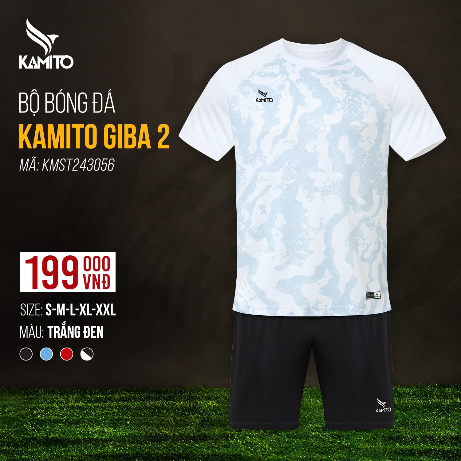 Bộ bóng đá không logo Kamito Giba 2 (chỉ nhận từ 6 bộ)_thumbnail_2