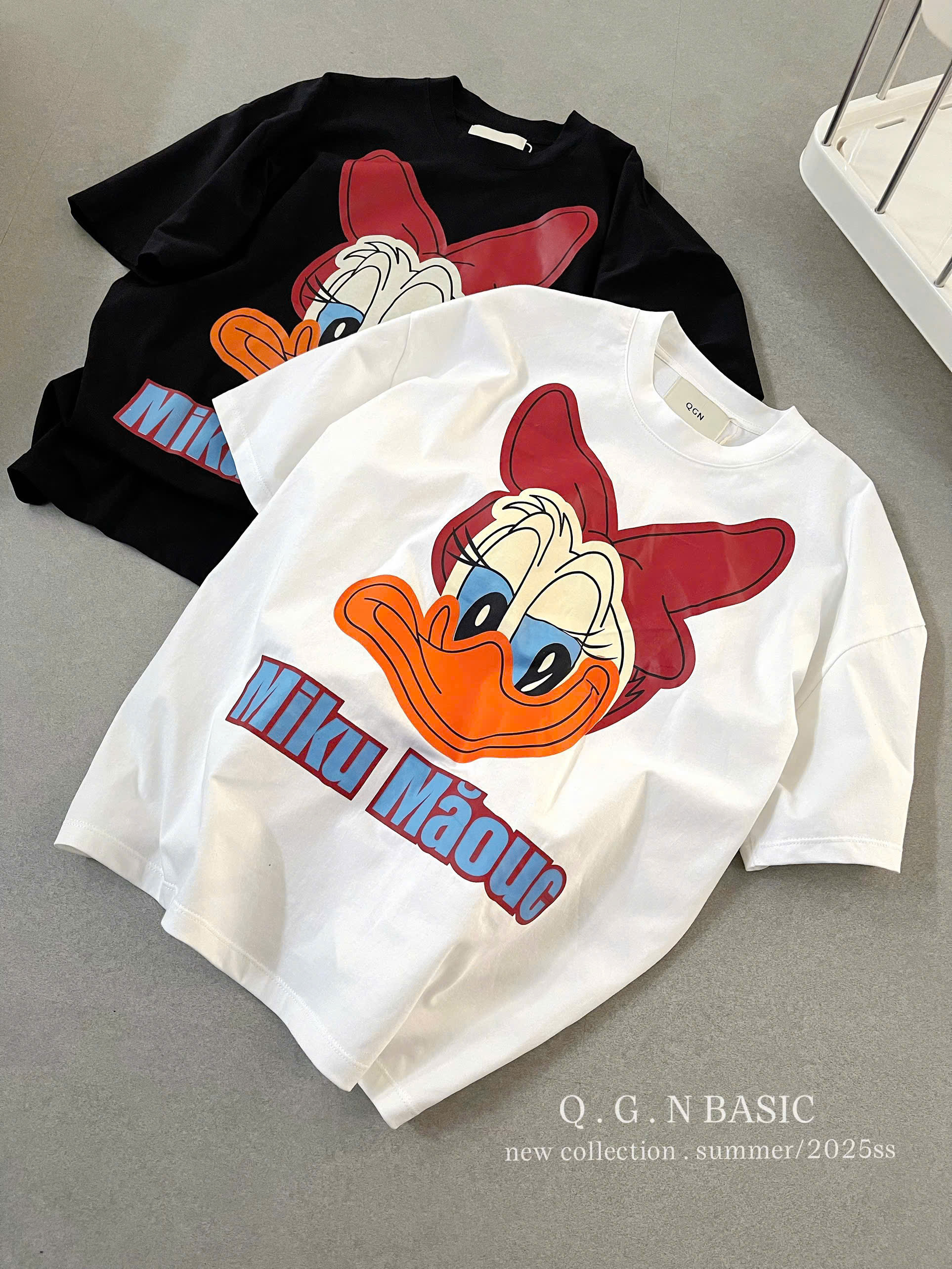 Áo thun cotton in vịt ( ĐEN )_thumbnail_7