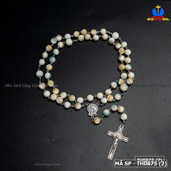 Chuỗi Mân Côi 50 6ly ốc tự nhiên